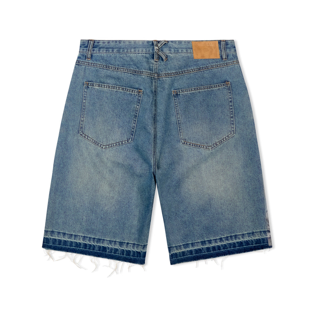 Painted Panel Shorts [Light Wash]