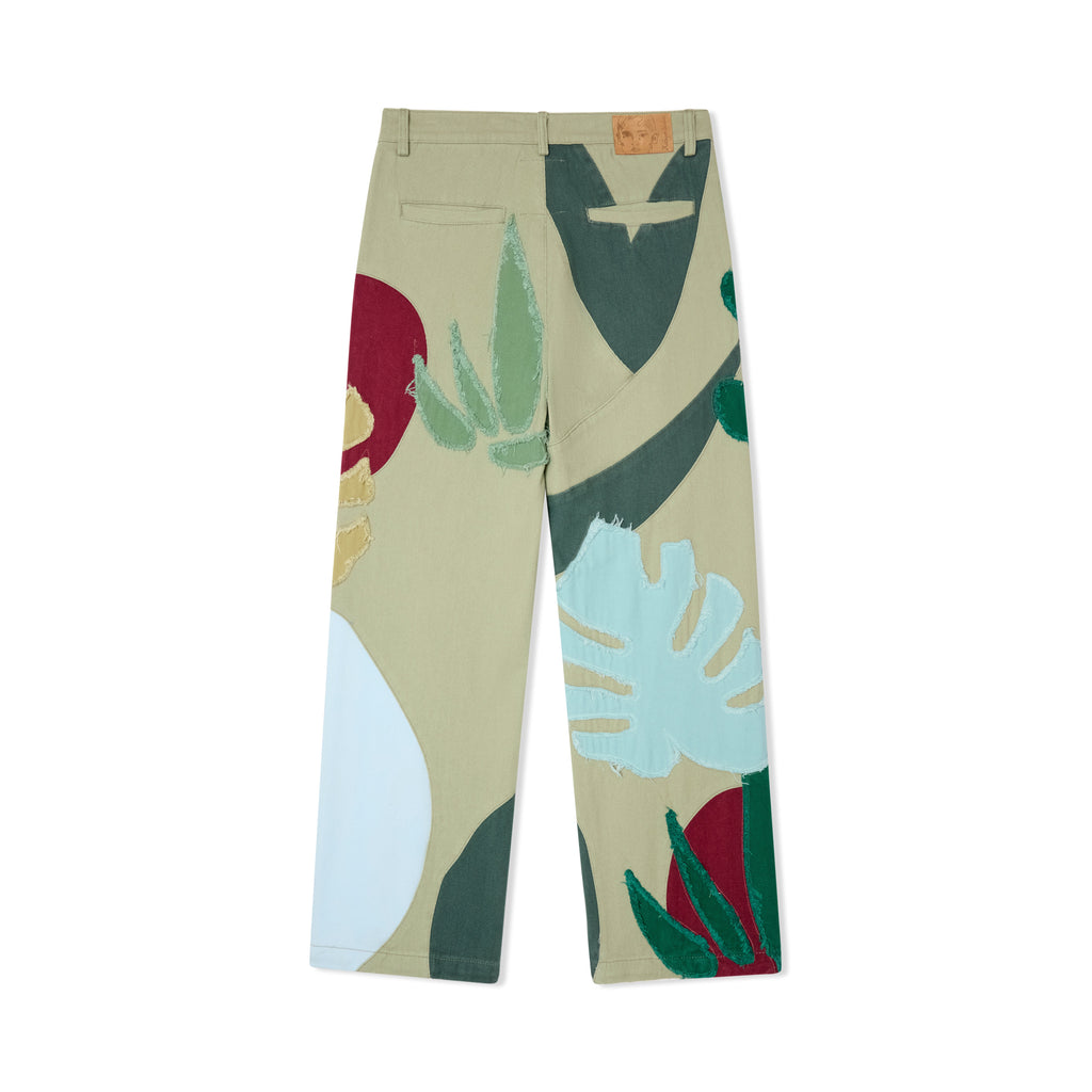 Leaf Patchwork Baggy Pant [Multi]