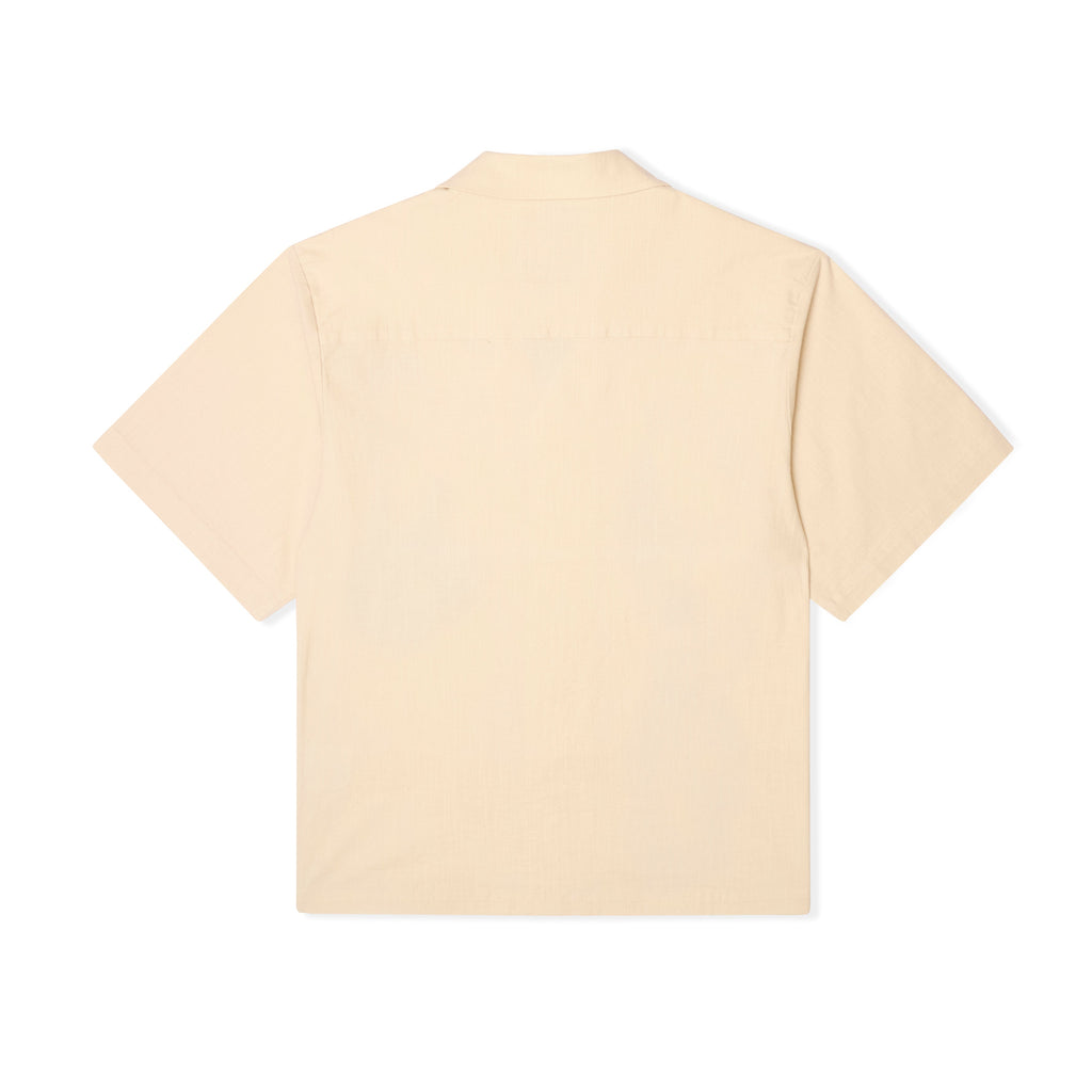 Circus sketches Linen Camp Shirt [Natural]