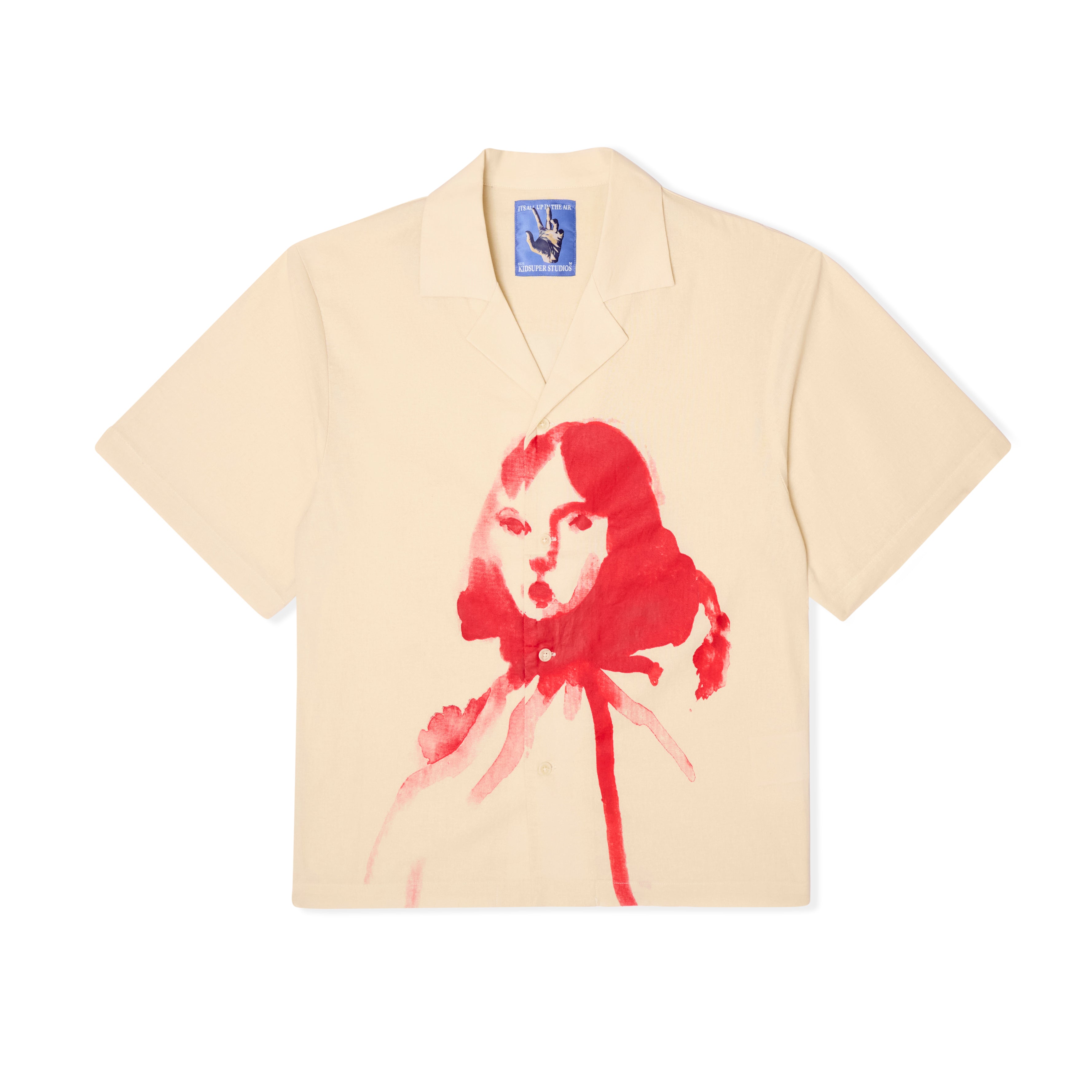 Painted Circus Girl Camp Shirt [Natural]
