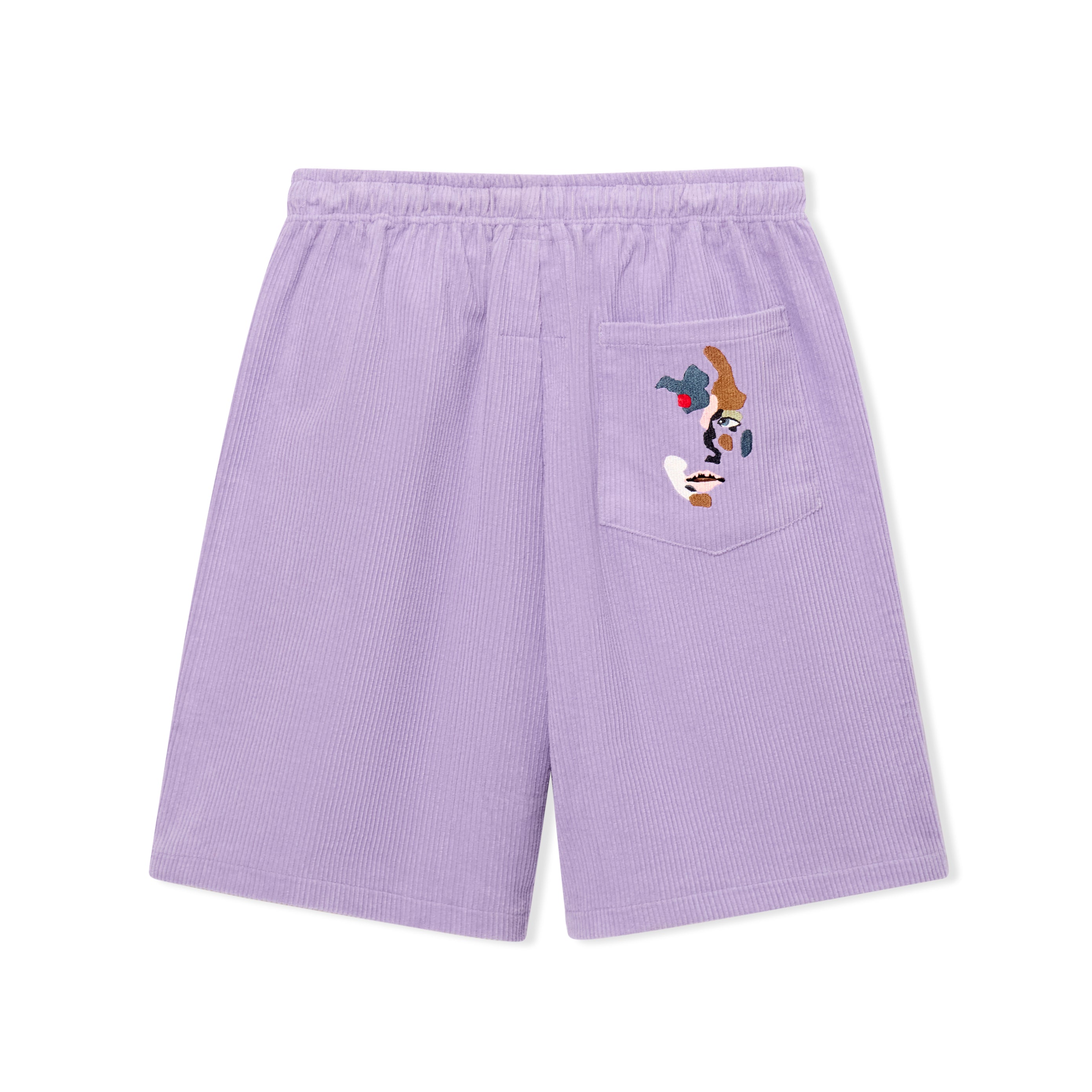 Corduroy Suit Shorts [Purple]