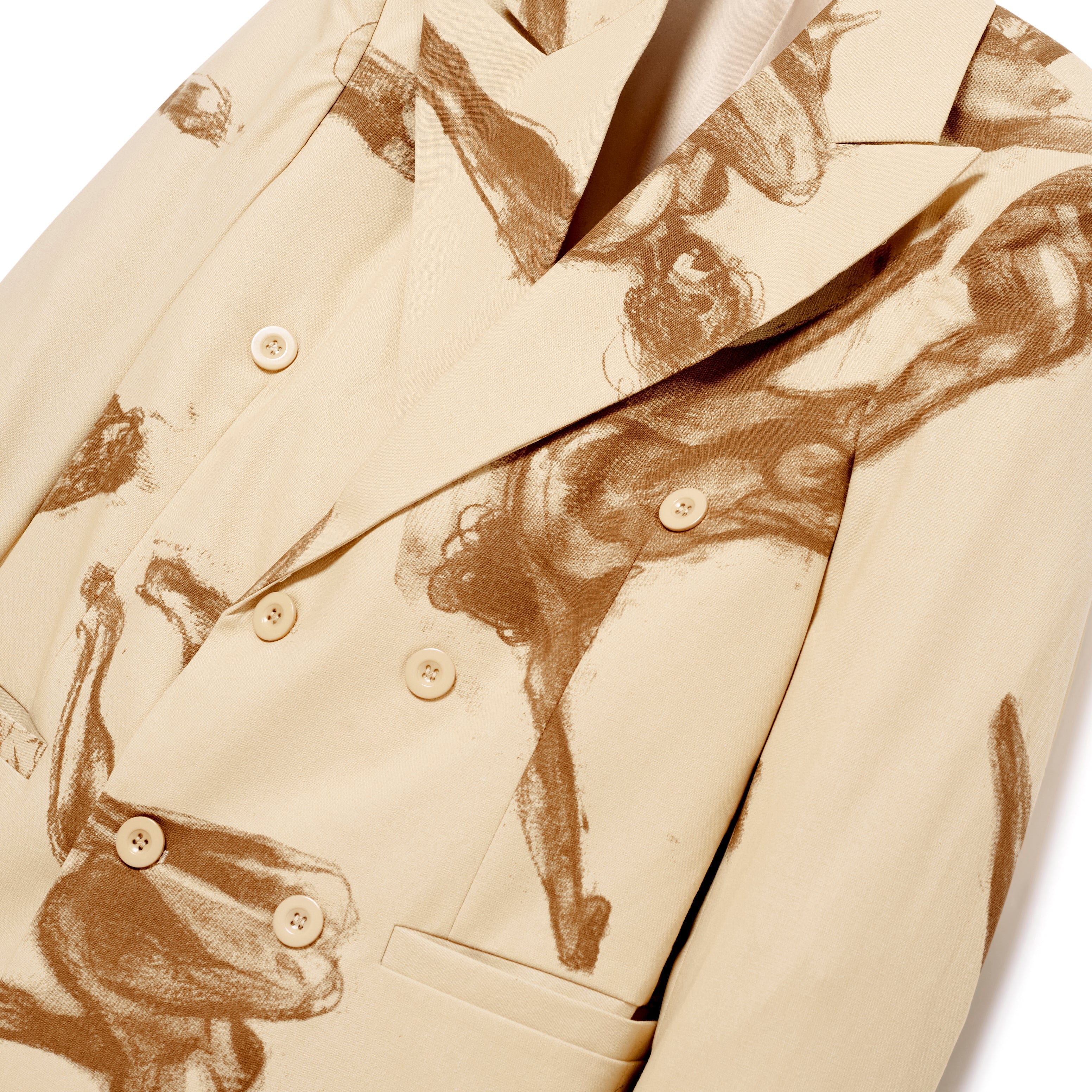 Trapeze Suit Top [Cream]