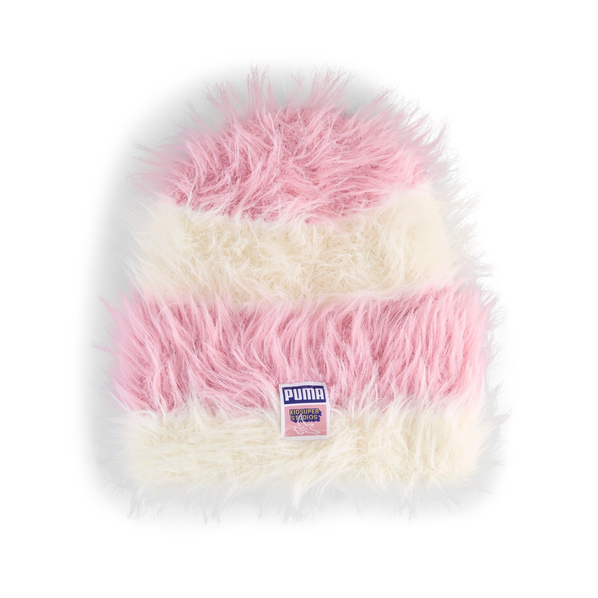 PUMA X KIDSUPER HIGH CROWN BEANIE [Poised Pink/Alpine Snow]