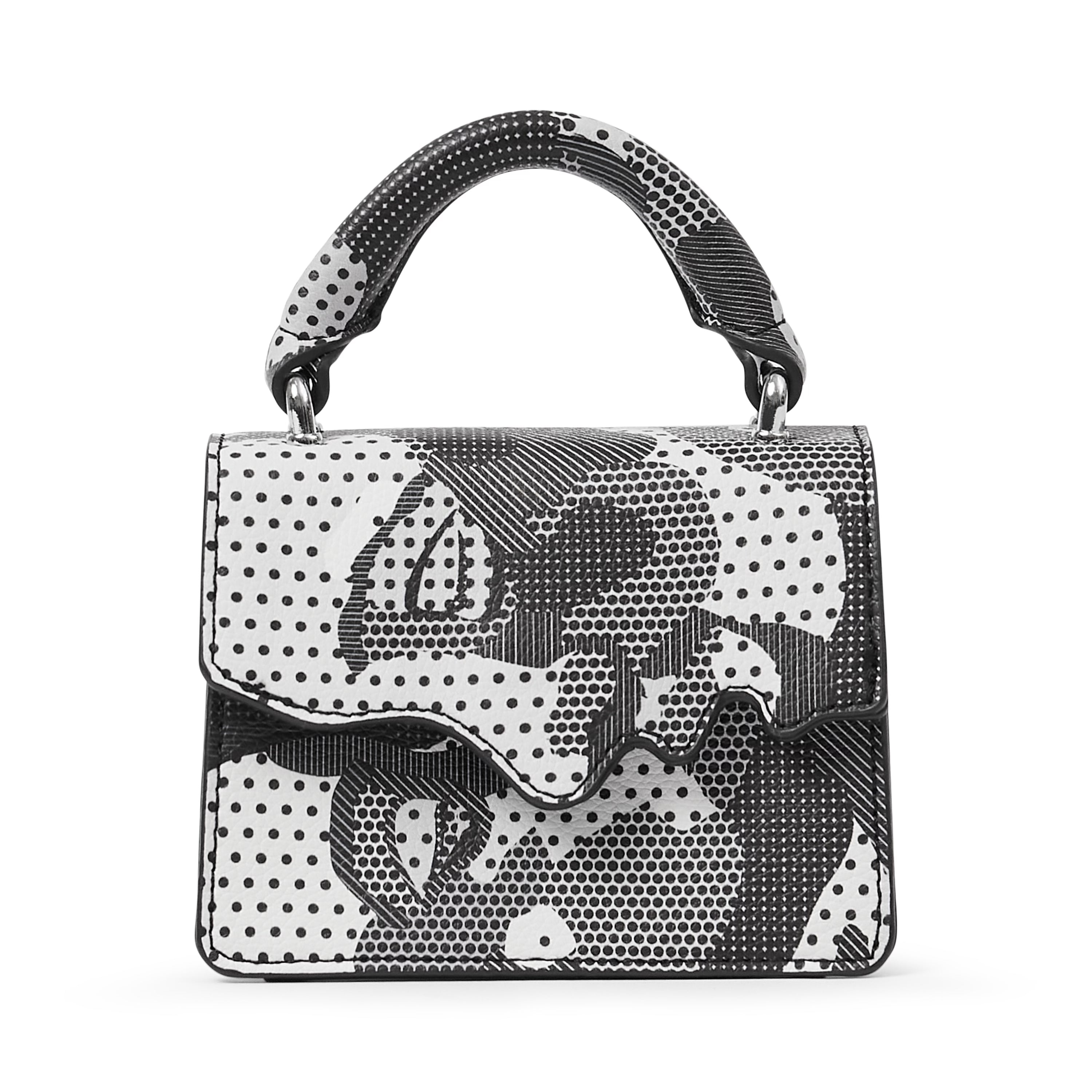 Mini Kissing Bag [Black /White]