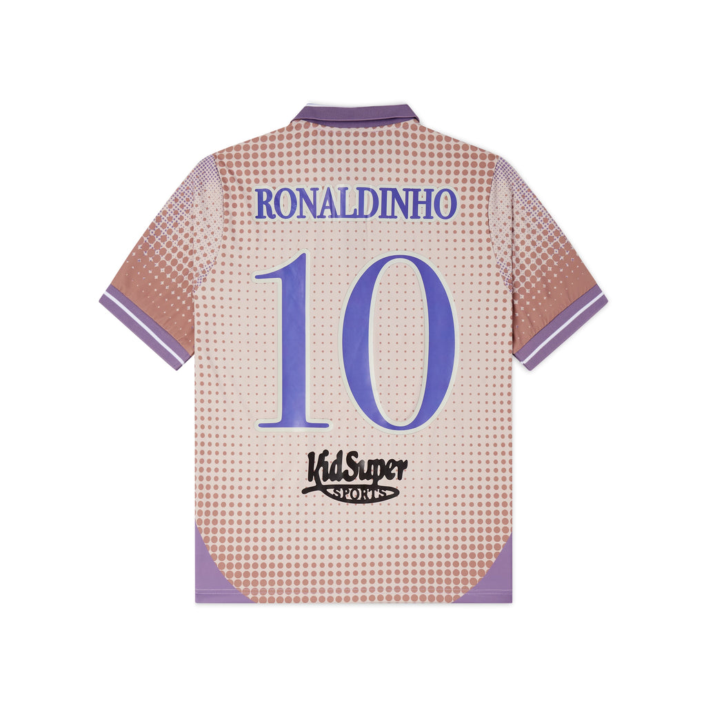 Ronaldinho x KidSuper Soccer Jersey [Cream/Purple]
