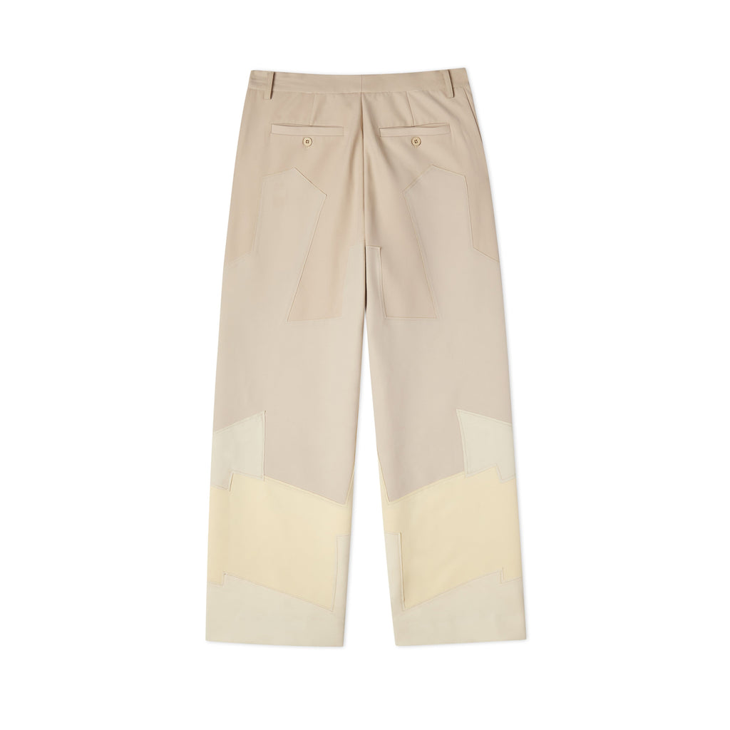 Patchwork Gradient Suit Bottom [Cream]