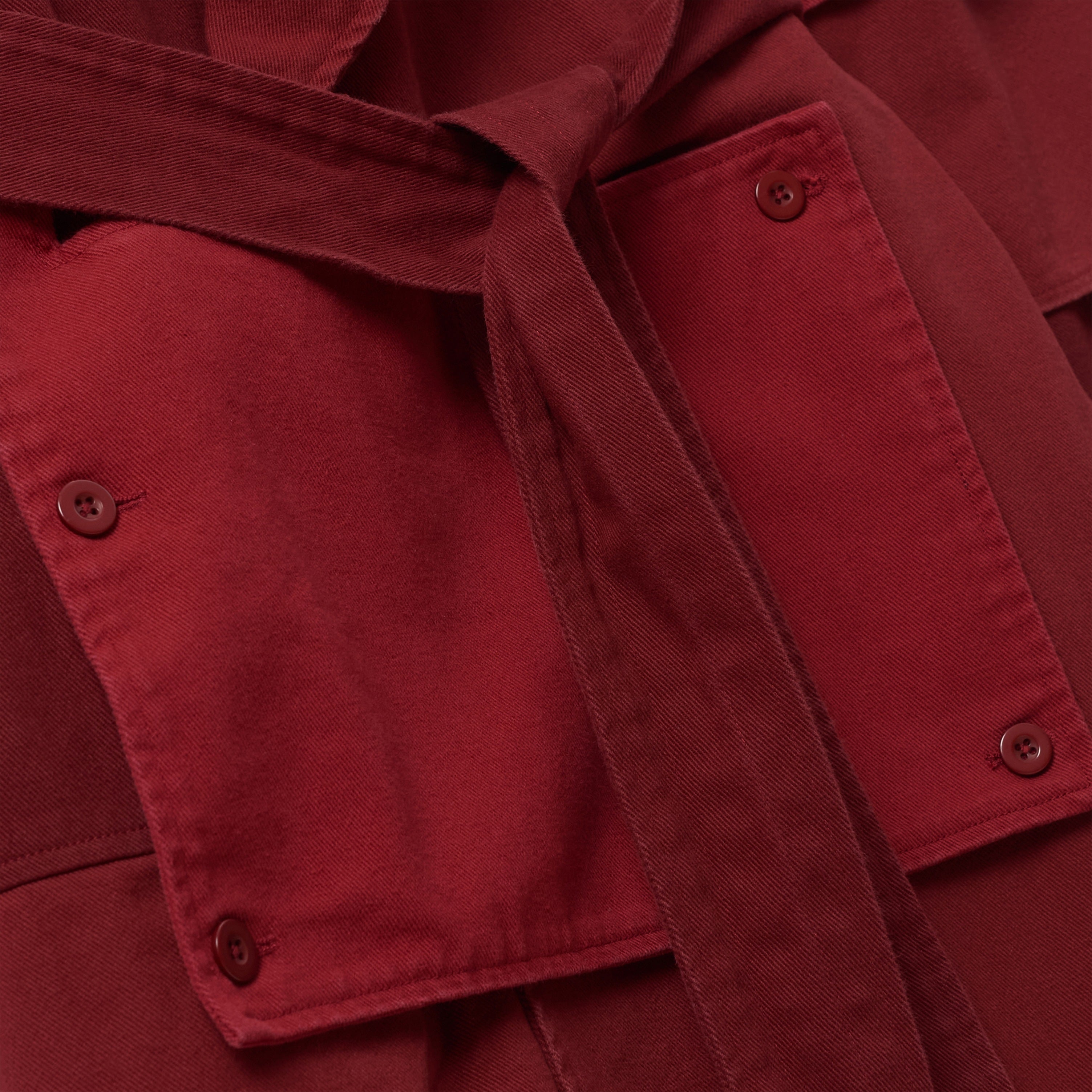 Multi Layered Trenchcoat [Burgundy]