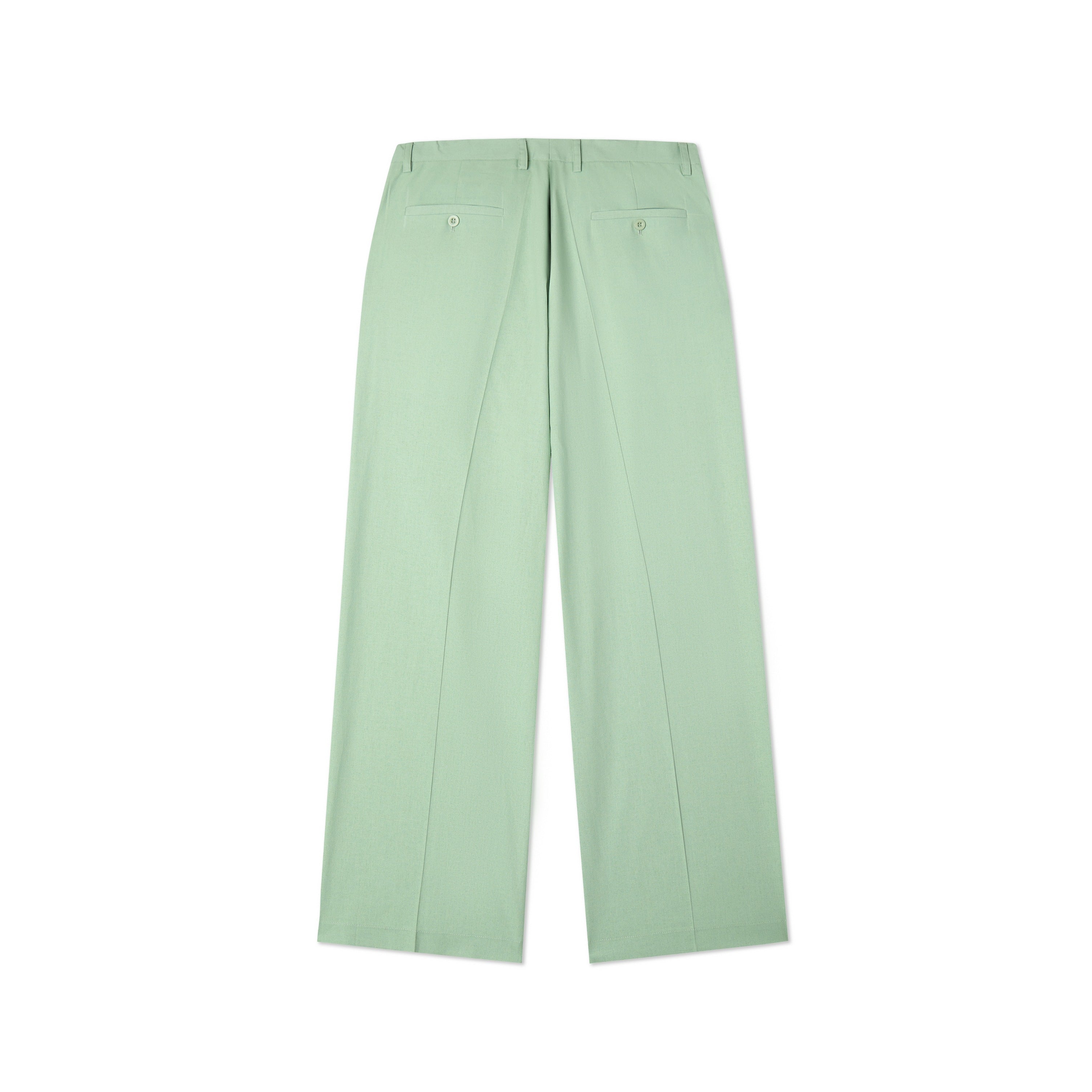 Patched Doodle Suit Wide Leg Bottom [Green]