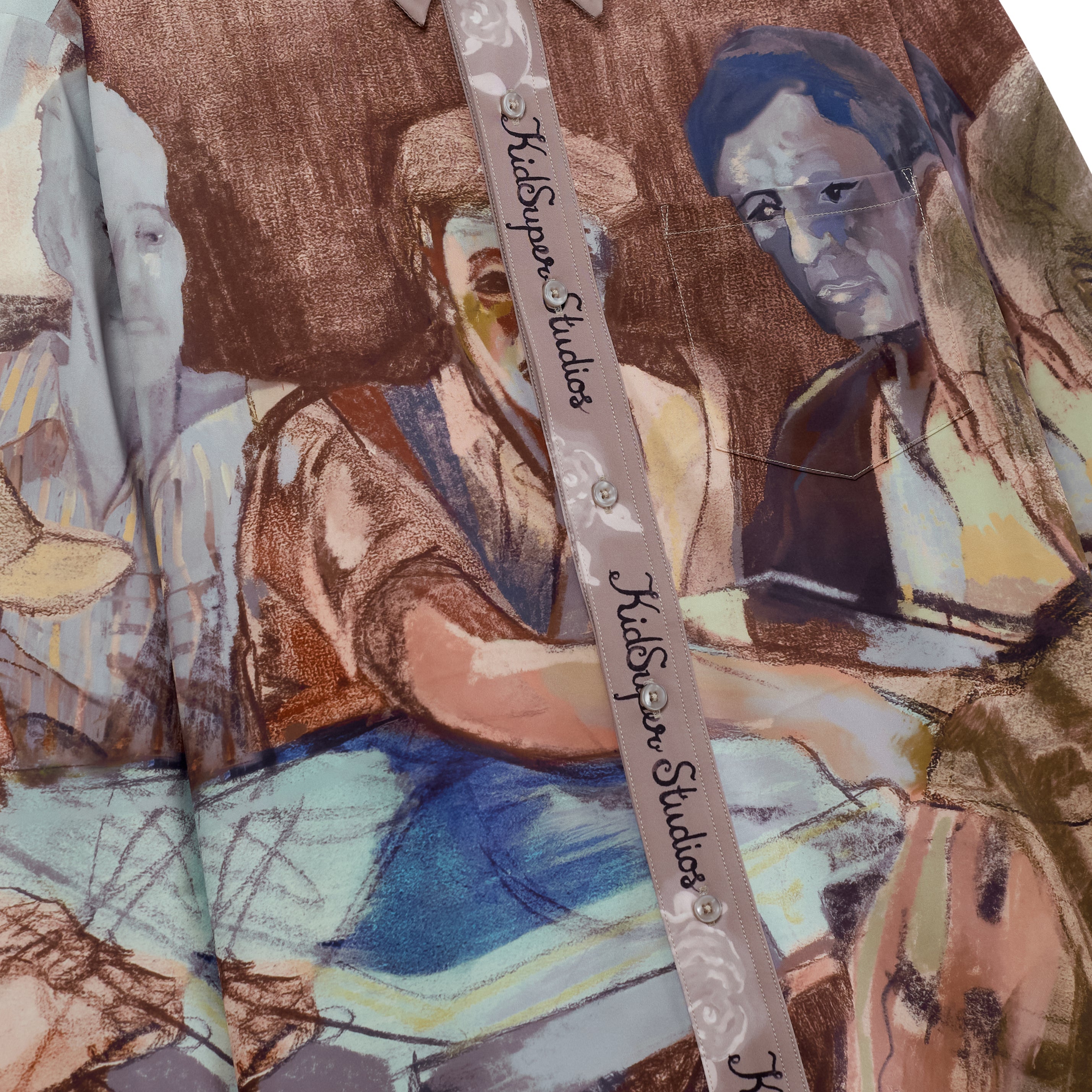 Dominos Printed Button up Shirt [Multi]