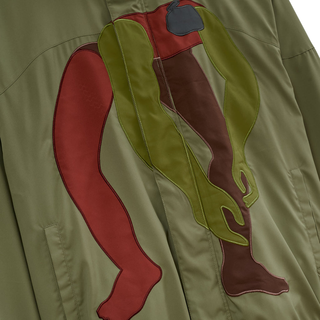 Falling Guy Insulated Windbreaker [Green]