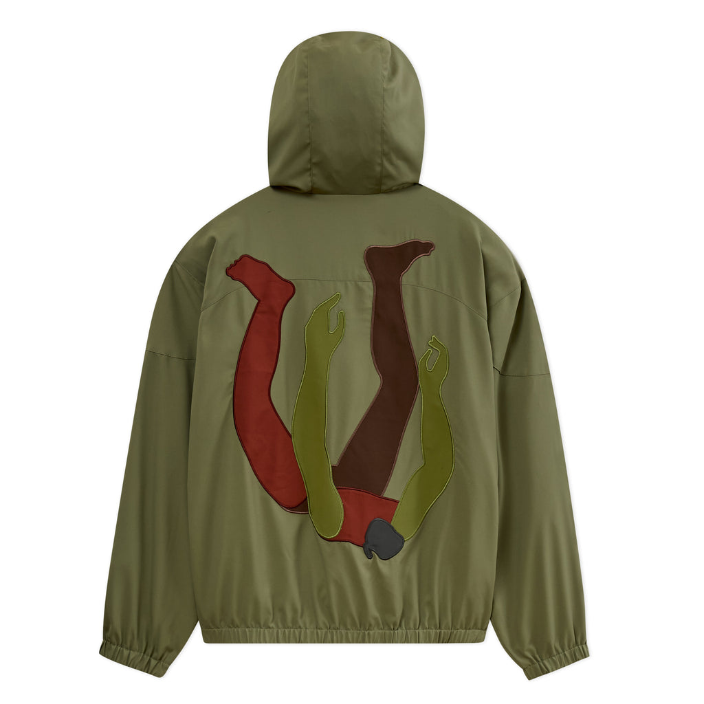 Falling Guy Insulated Windbreaker [Green]