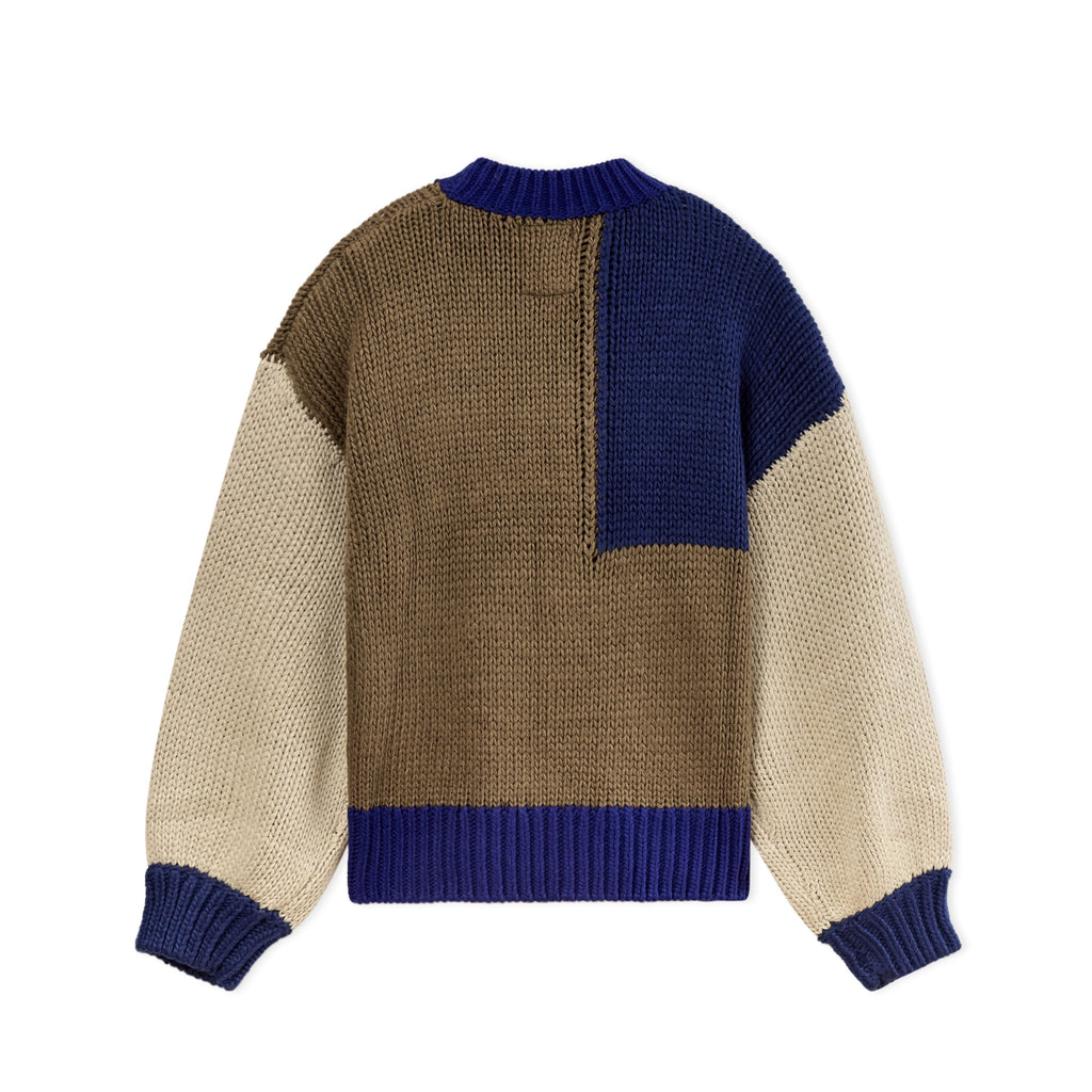 Heavy Gauge Girl in Stripes Sweater [Blue]