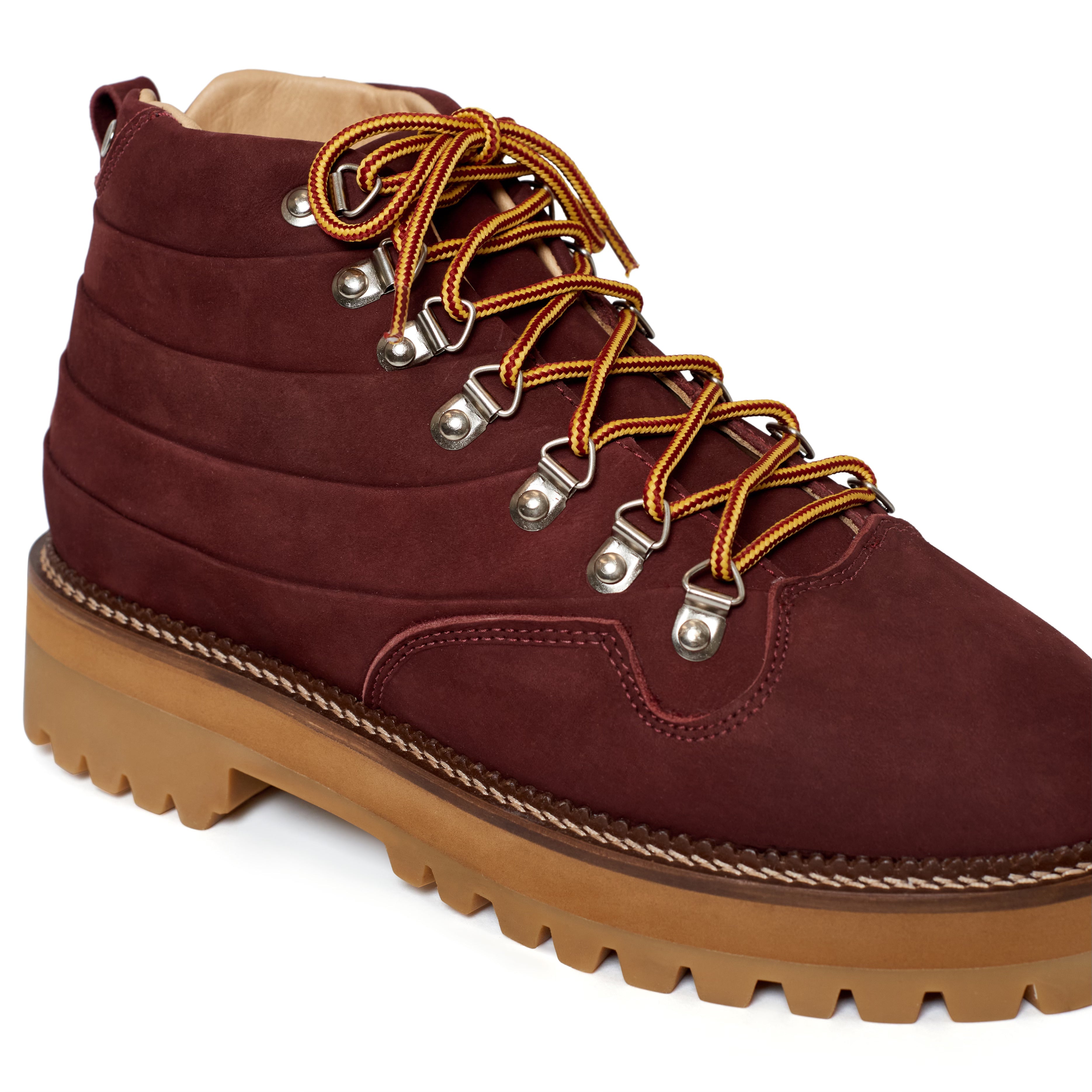 Layered Boots [Burgundy]
