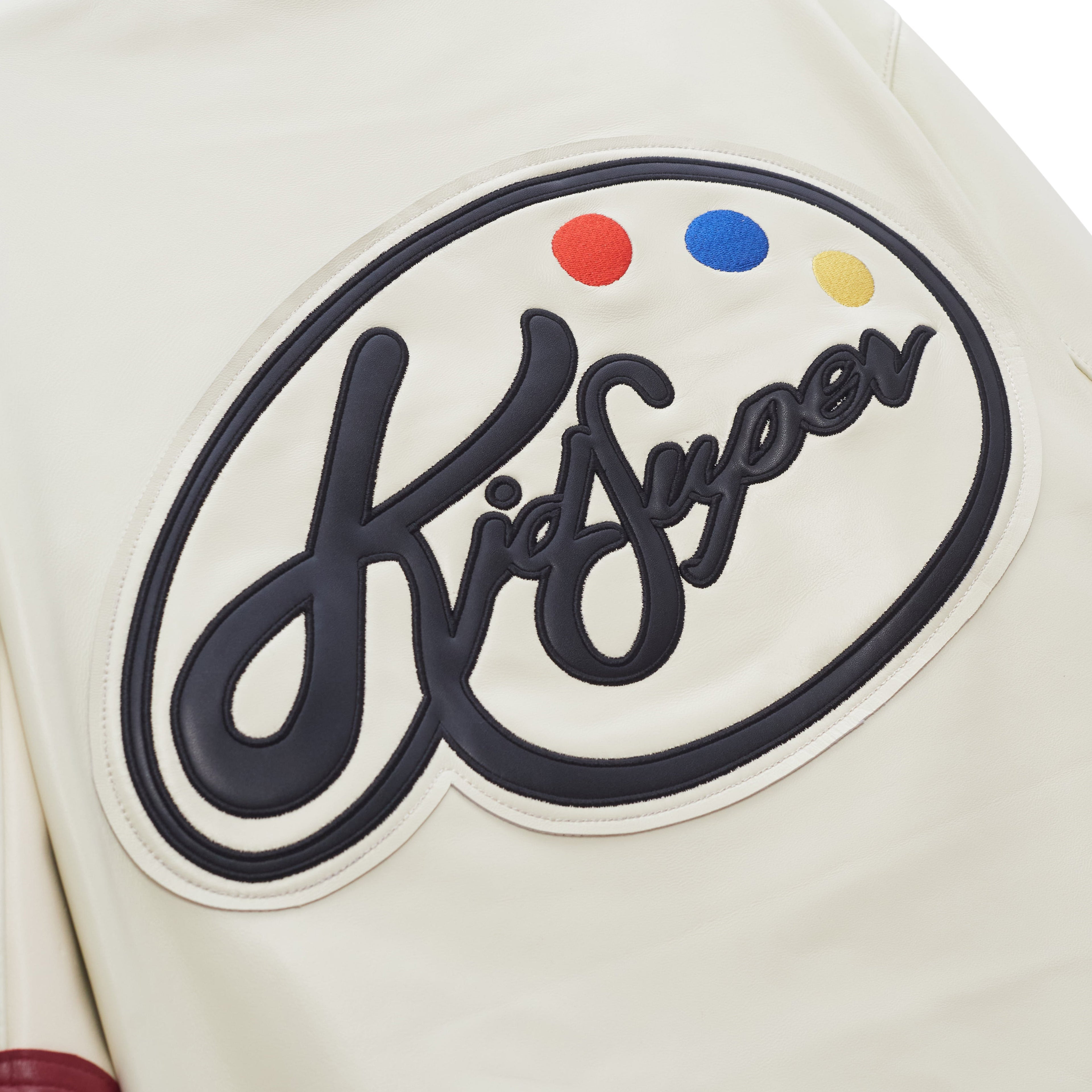 KidSuper Paint Palette Moto Jacket [Cream]