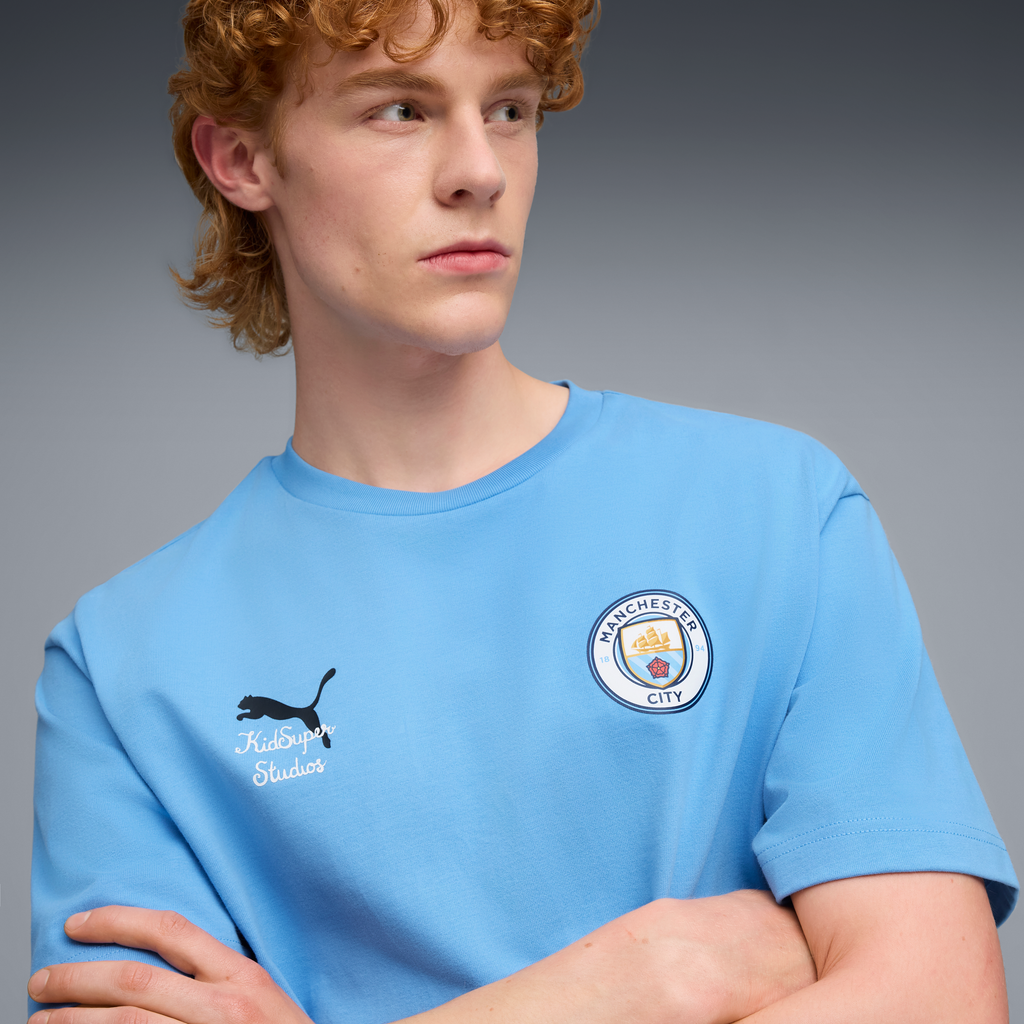 Man City FC TEE Team [Light Blue/Puma Black]