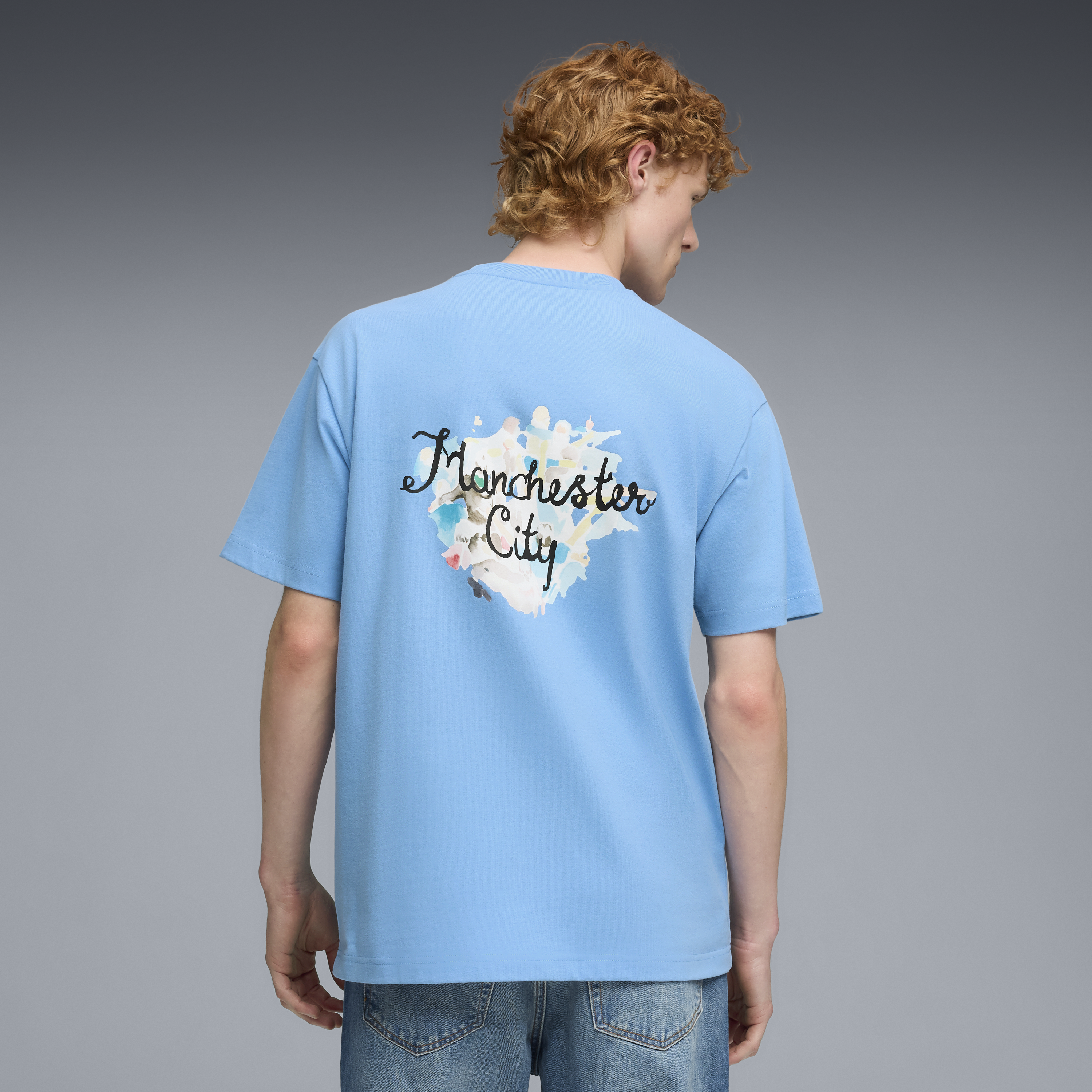 Man City FC TEE Team [Light Blue/Puma Black]