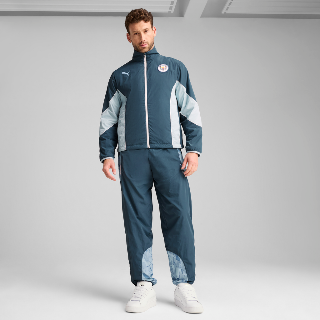 Man City FC REVERSIBLE JACKET [Gray Skies/Team Light Blue]