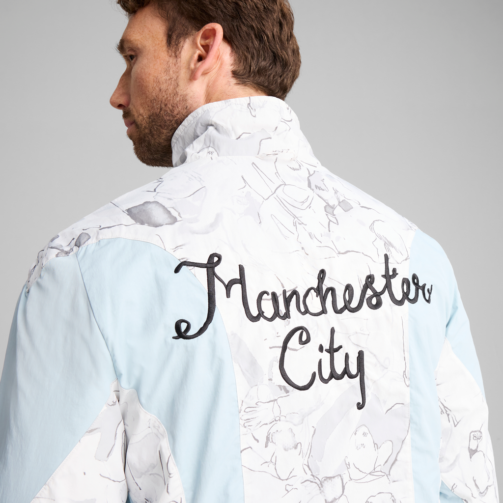 Man City FC REVERSIBLE JACKET [Gray Skies/Team Light Blue]