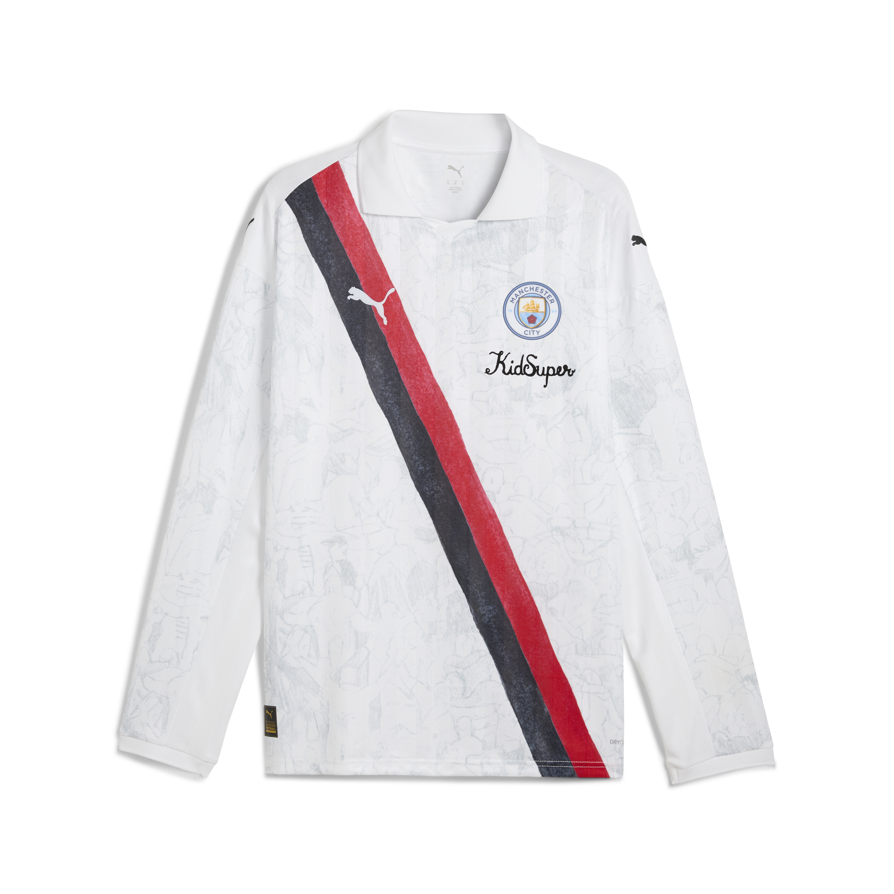 Man City FC LS RETRO SHIRT [puma white/puma black]
