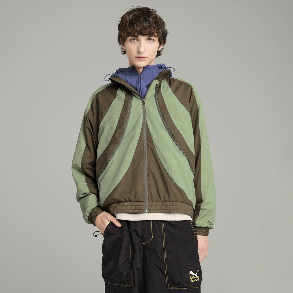 PUMA X KIDSUPER WINDBREAKER [Dusty Green]