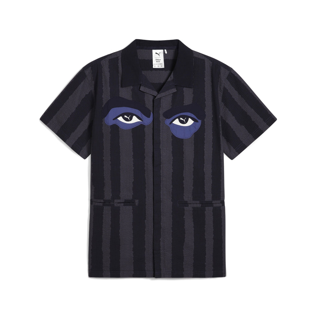 PUMA X KIDSUPER FACE SEERSUCKER SHIRT [New Navy]