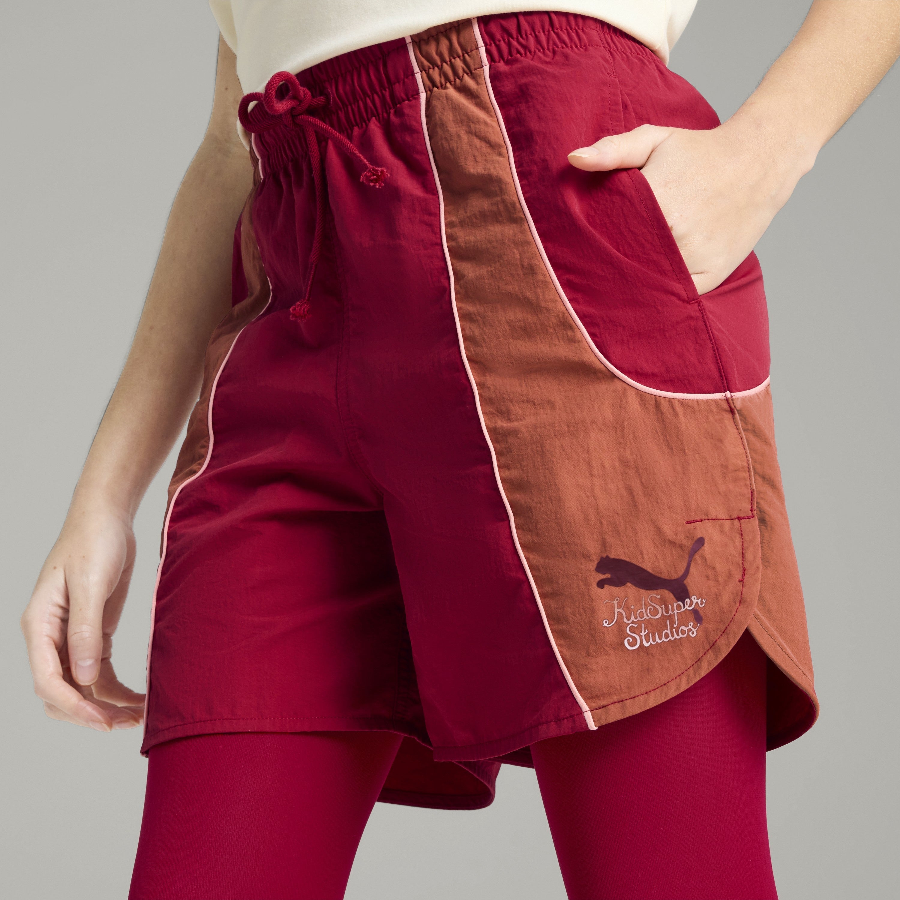 PUMA X KIDSUPER SHORTS  [Dark Crimson]