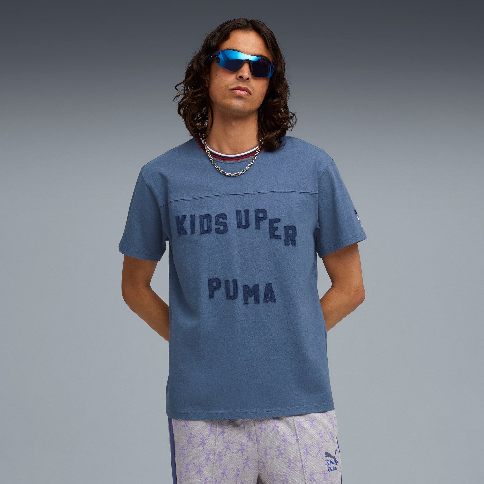 PUMA X KIDSUPER GRAPHIC TEE [Dark Indigo]