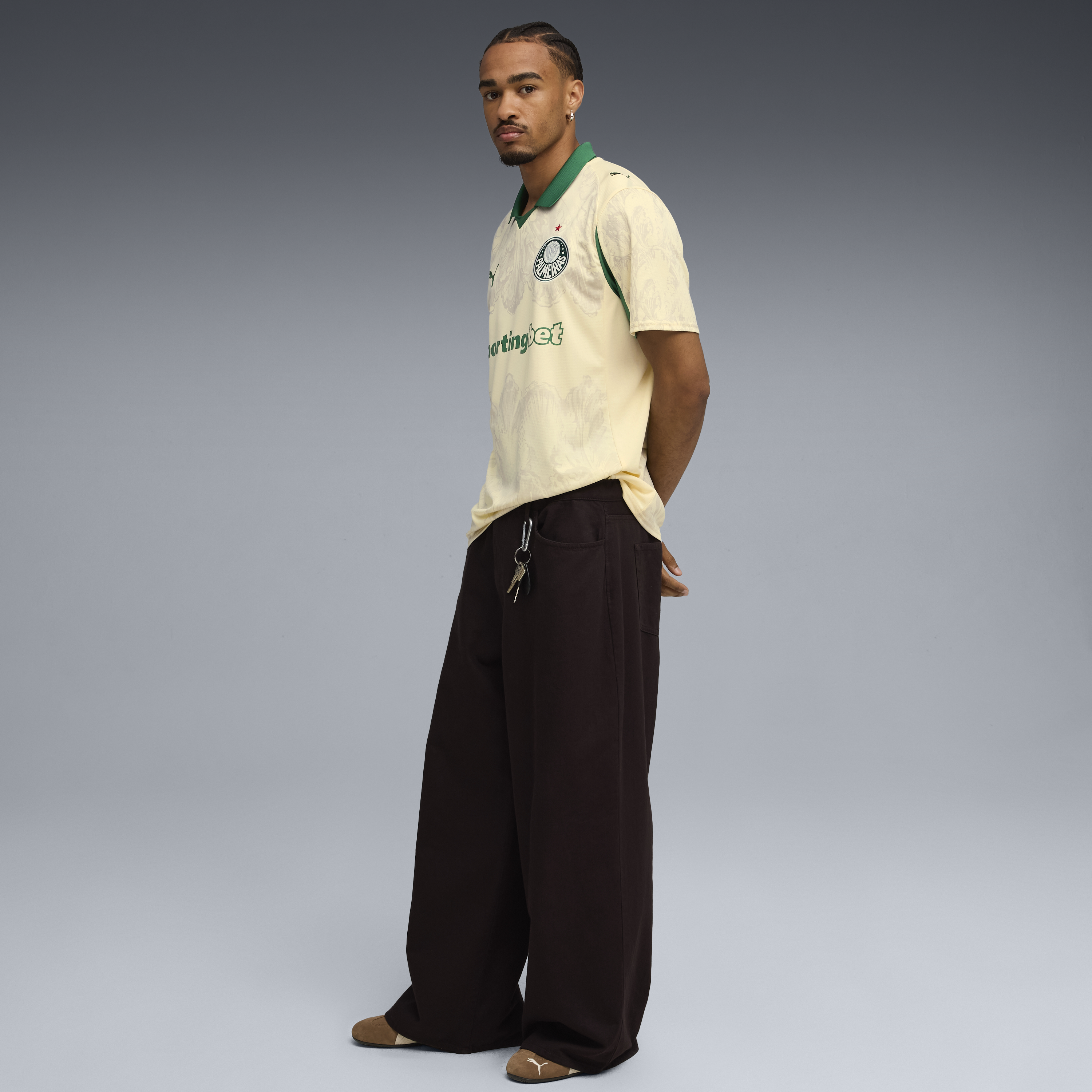 SE Palmeiras Jersey Replica [Creamy Vanilla/Vine]