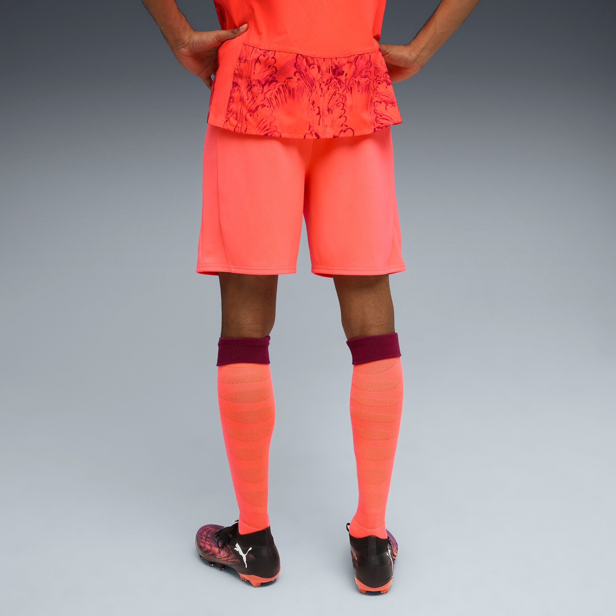 SE Palmeiras SHORTS REPLICA[Glowing Red/Dark Crimson]