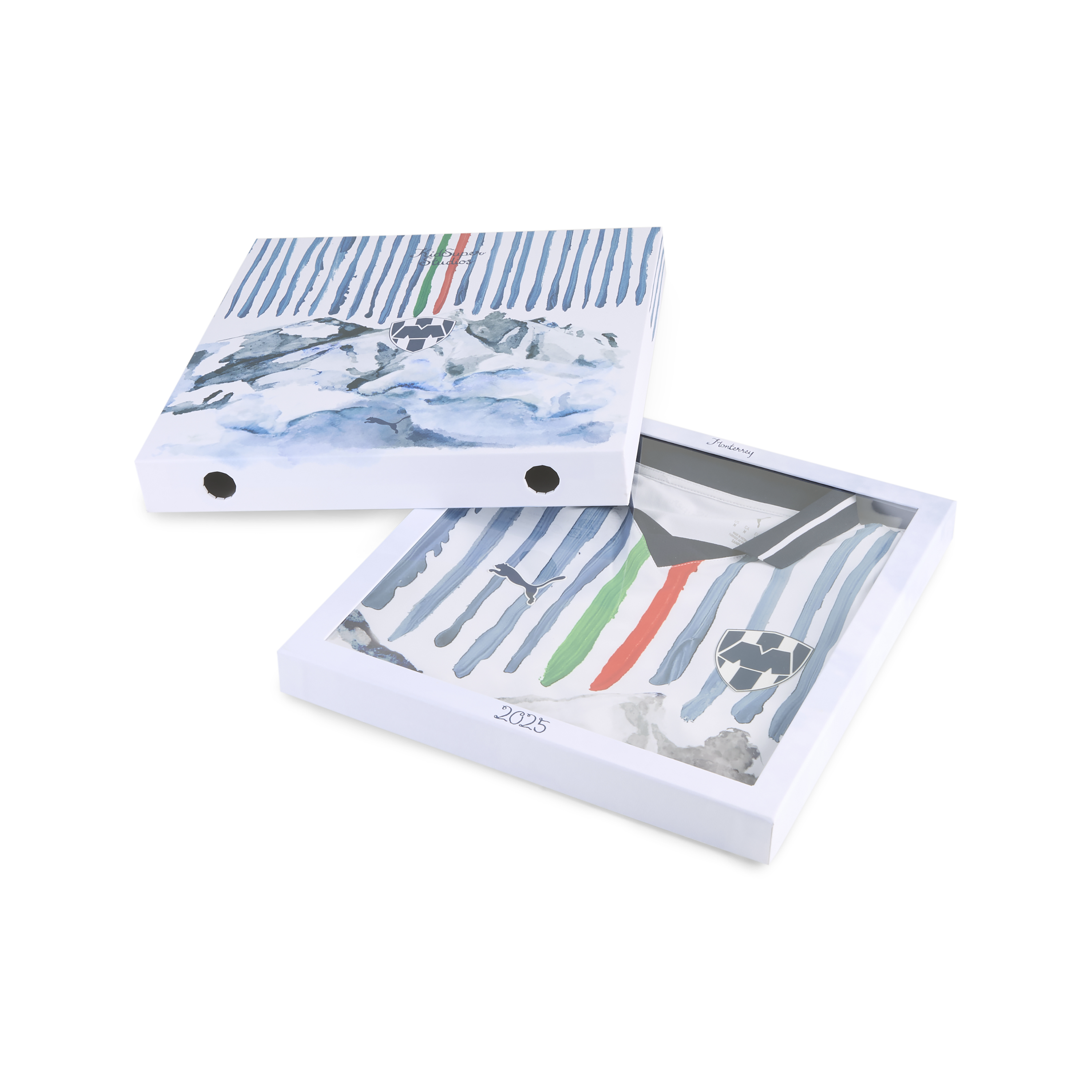 C.F. Monterrey Jersey Authentic [box][PUMA White/Deep Navy]