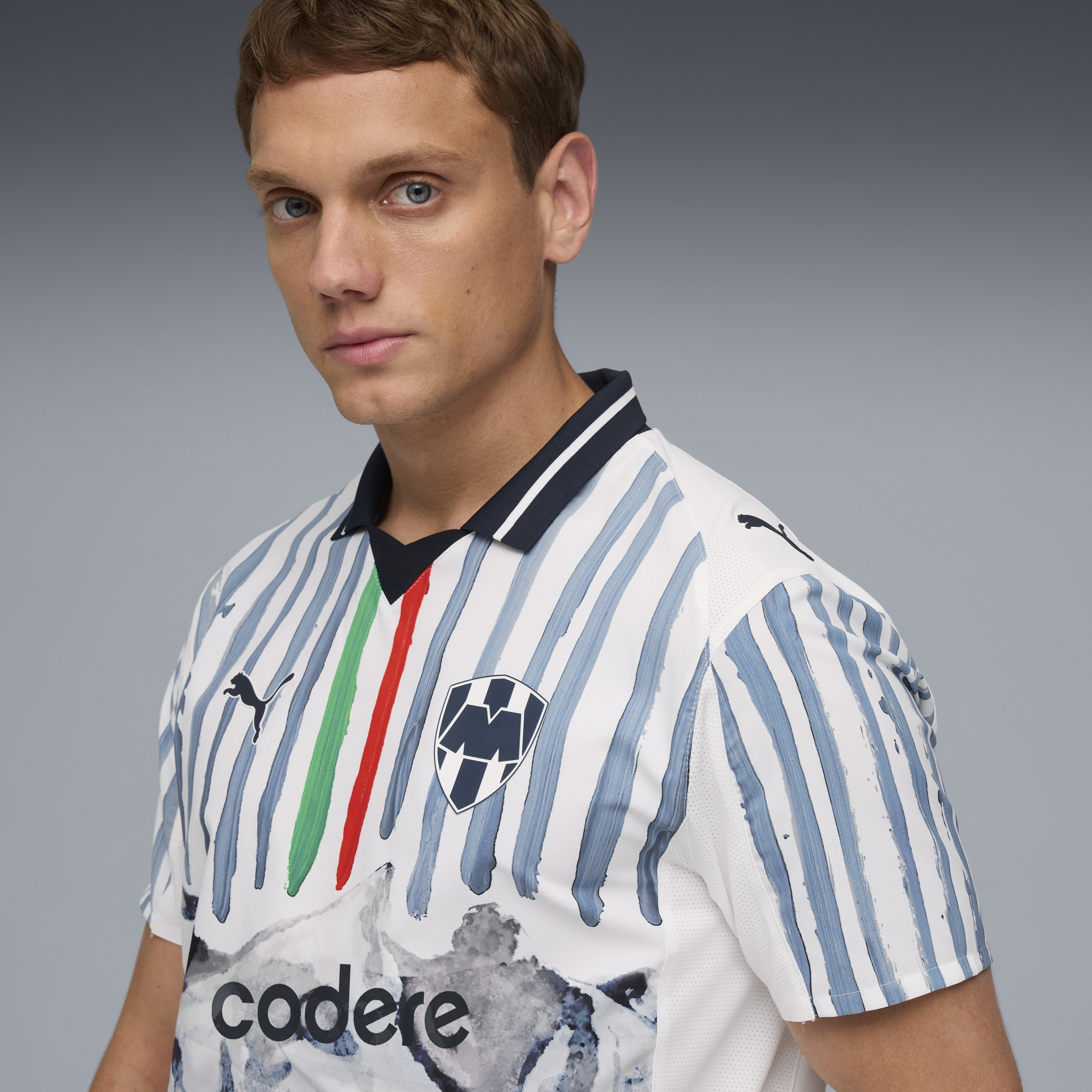 C.F. Monterrey Jersey Authentic [box][PUMA White/Deep Navy]