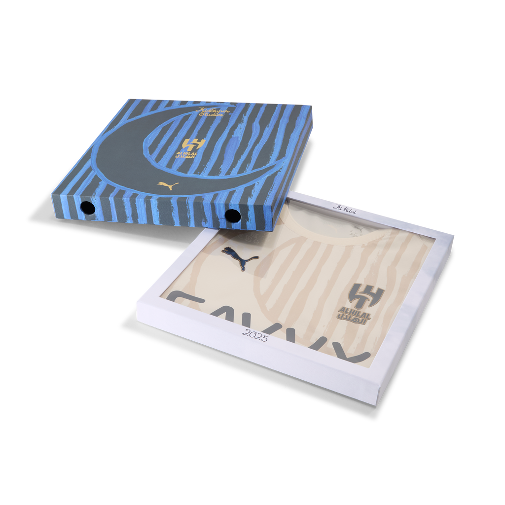 Al-Hilal Saudi FC Jersey Authentic [box] [Alpine Snow/Club Navy]