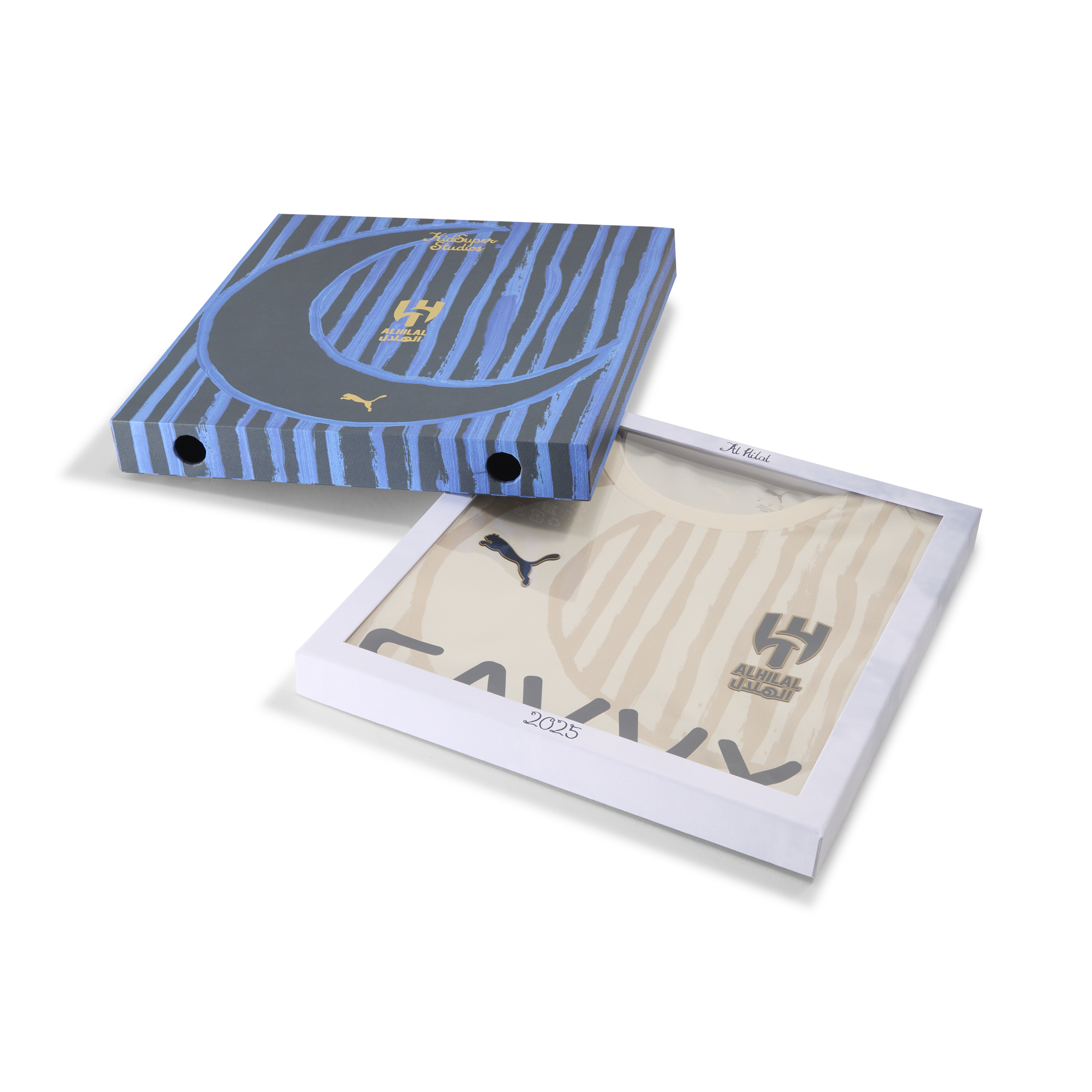 Al-Hilal Saudi FC Jersey Authentic [box] [Alpine Snow/Club Navy]