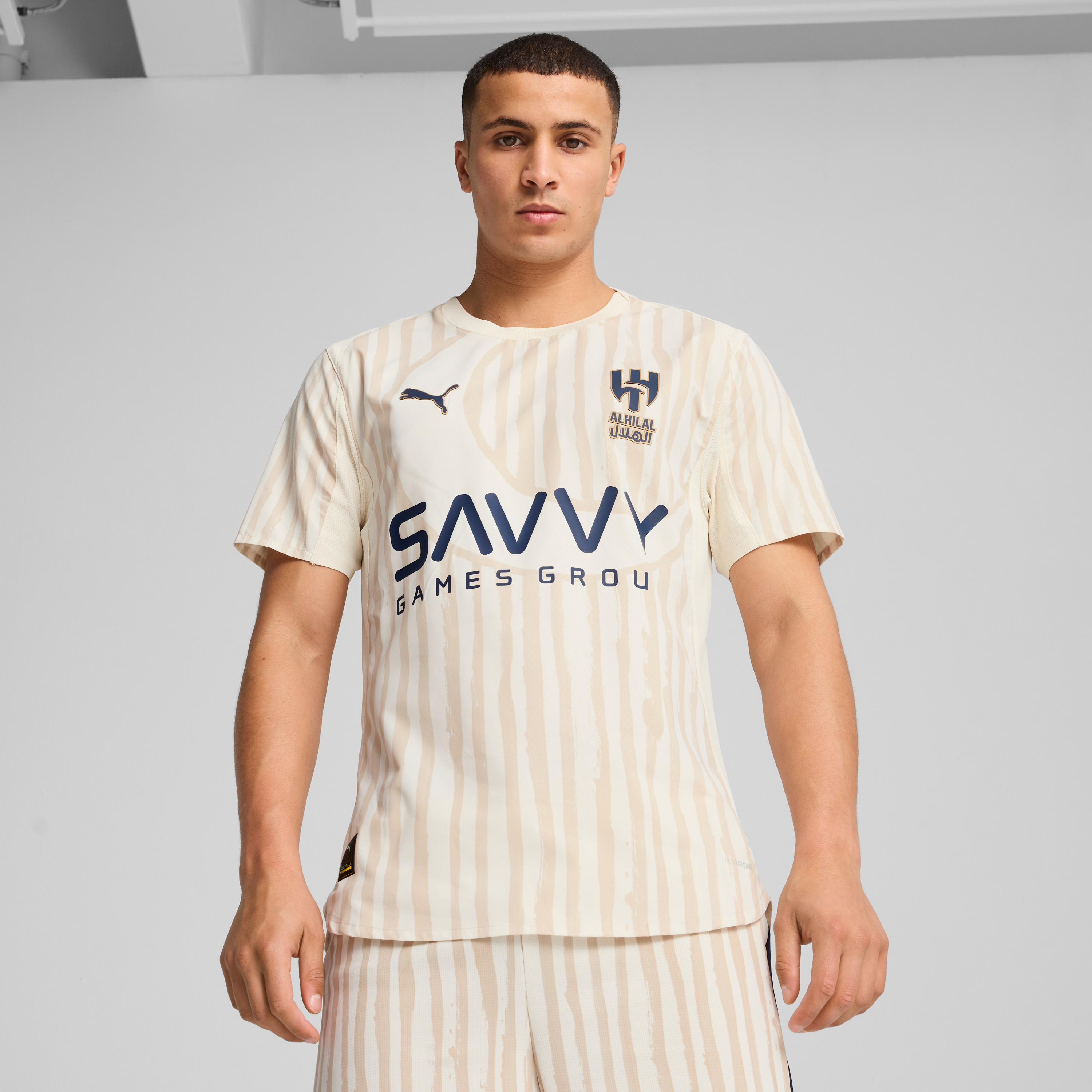 Al-Hilal Saudi FC Jersey Authentic [box] [Alpine Snow/Club Navy]