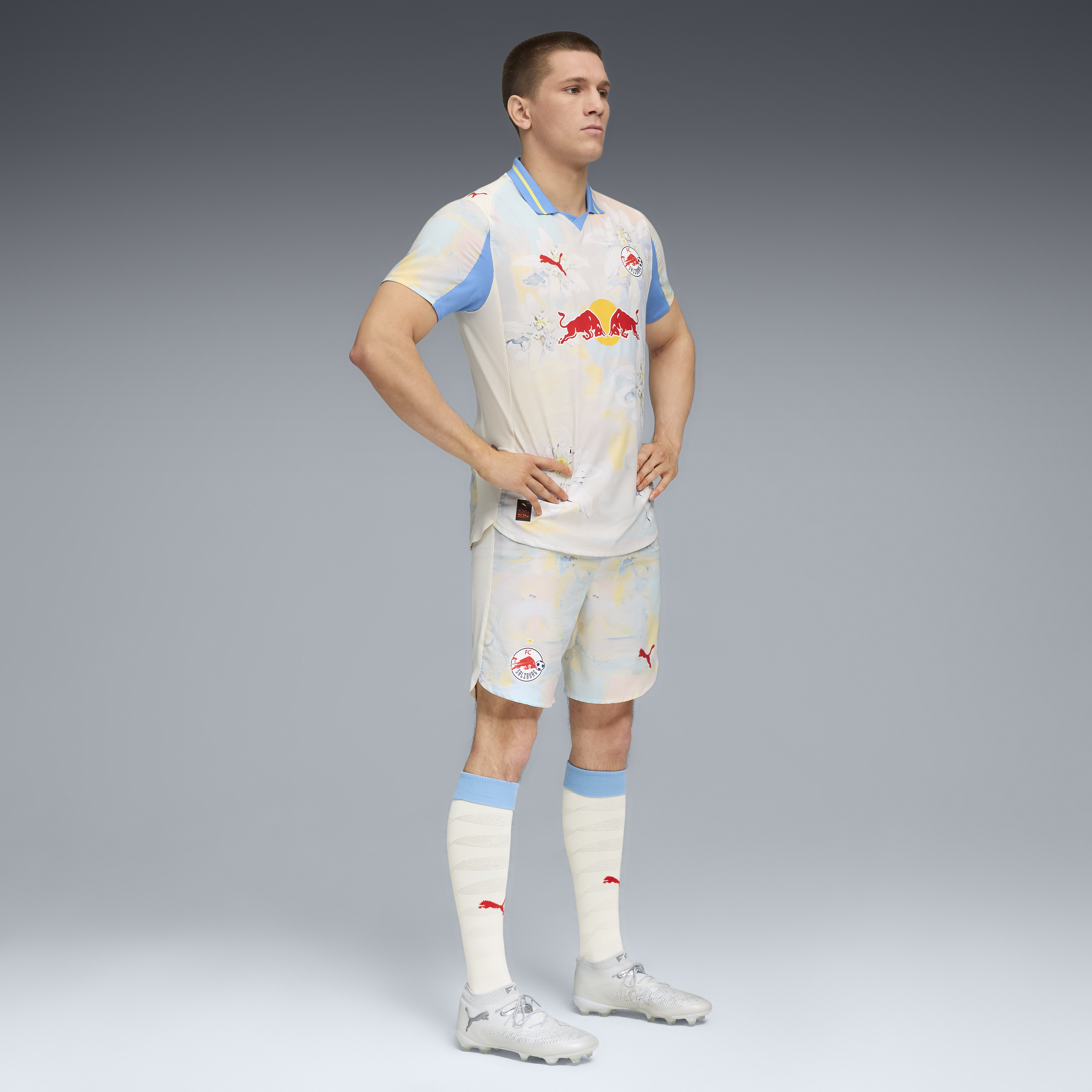 FC Red Bull Salzburg JERSEY AUTHENTIC [box][Frosted Ivory/PUMA Red]