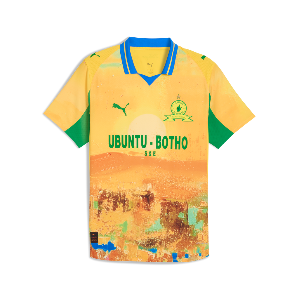 Mamelodi Sundowns F.C JERSEY AUTHENTIC [box][Pelé Yellow/Fast Green]