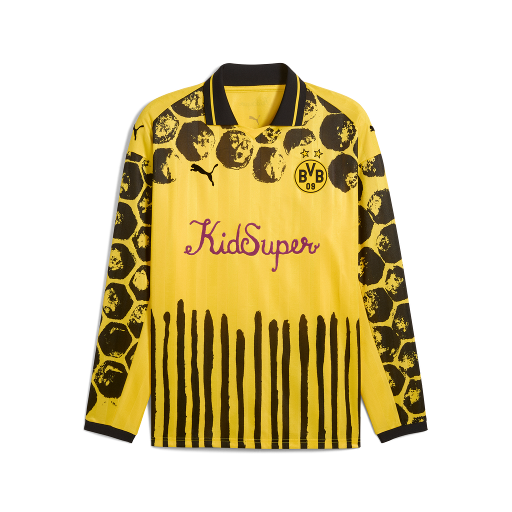 BVB Dortmund LS RETRO SHIRT [Faster Yellow/PUMA Black]