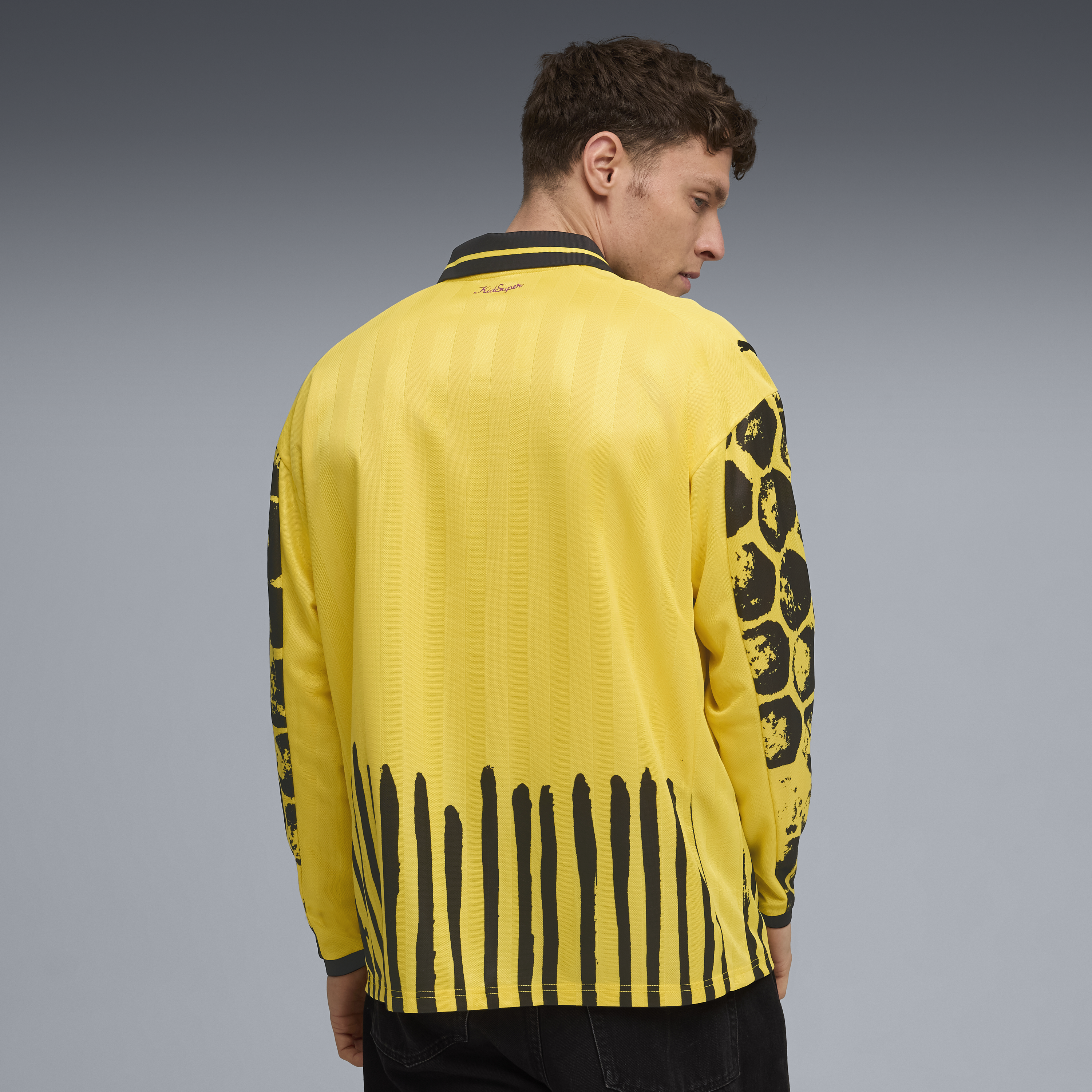 BVB Dortmund LS RETRO SHIRT [Faster Yellow/PUMA Black]