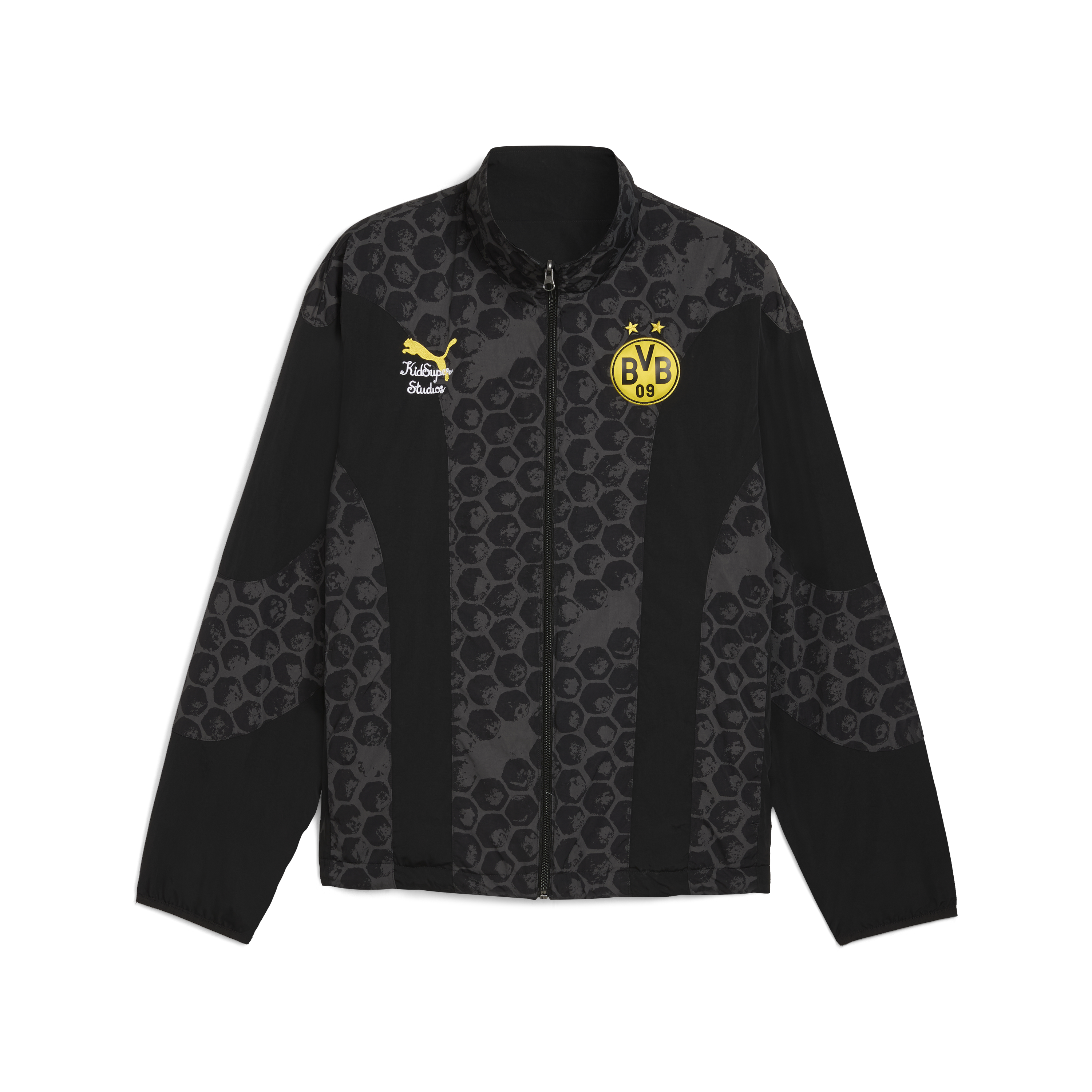 BVB Dortmund REVERSIBLE JACKET [PUMA Black/Faster Yellow]