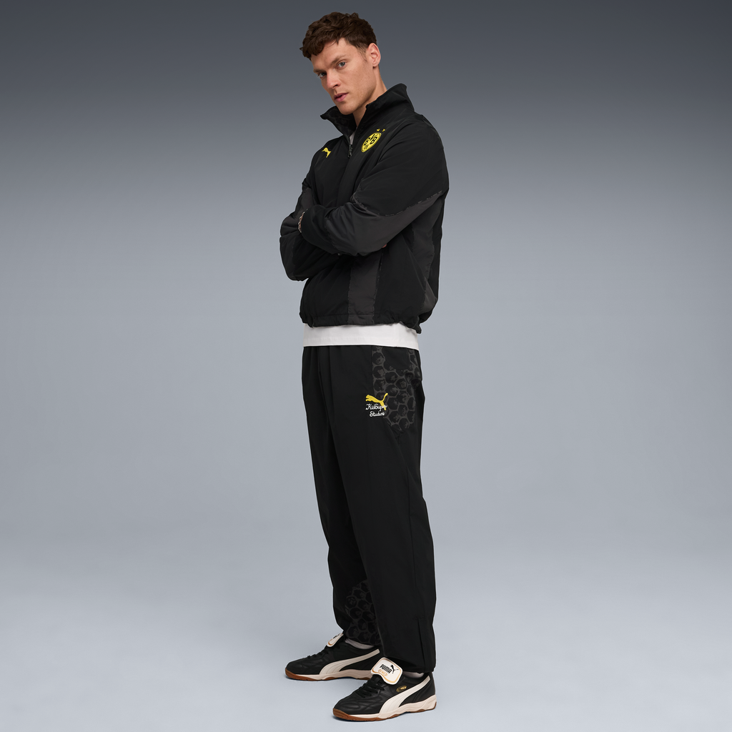 BVB Dortmund REVERSIBLE JACKET [PUMA Black/Faster Yellow]