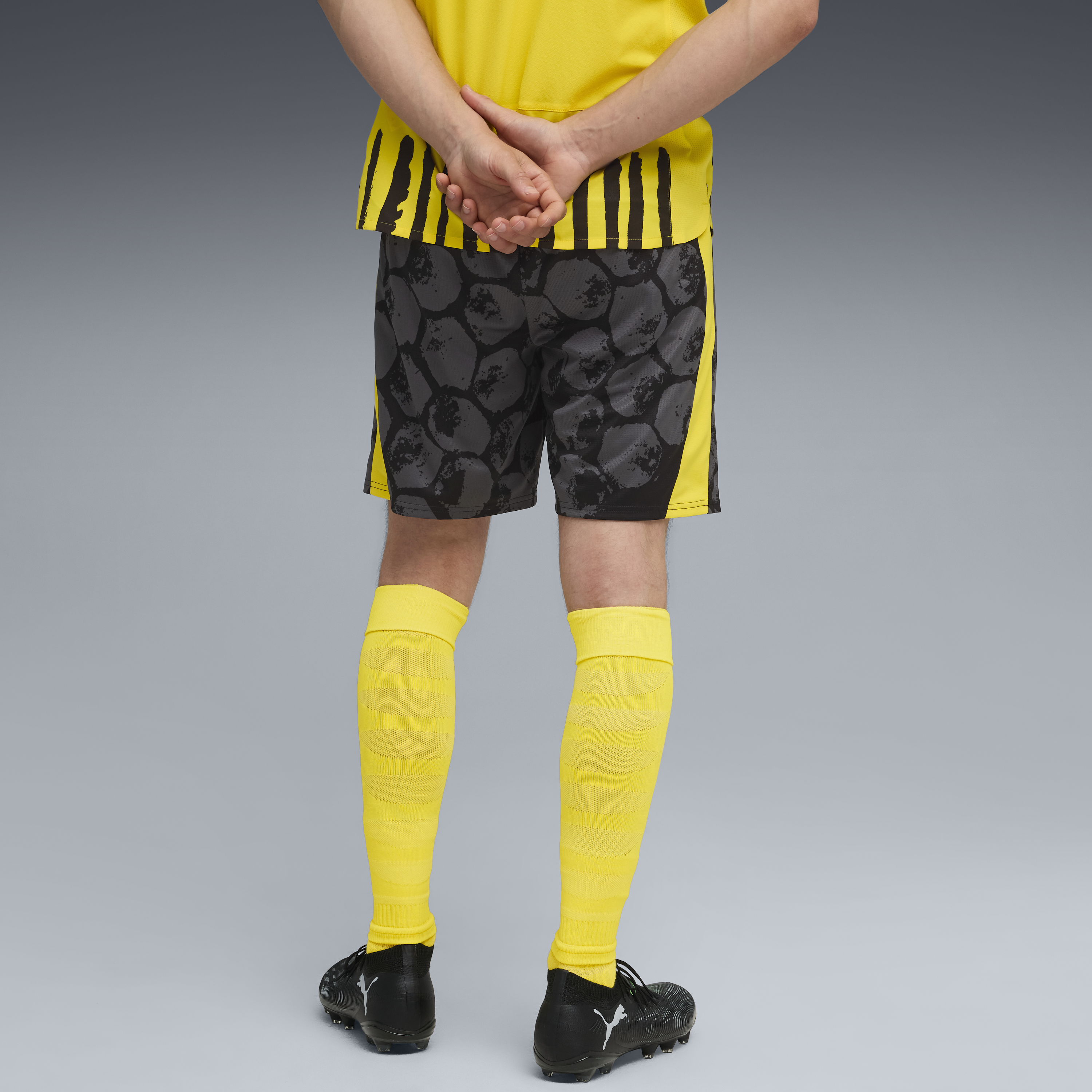 BVB Dortmund SHORTS REPLICA [PUMA Black/Faster Yellow]