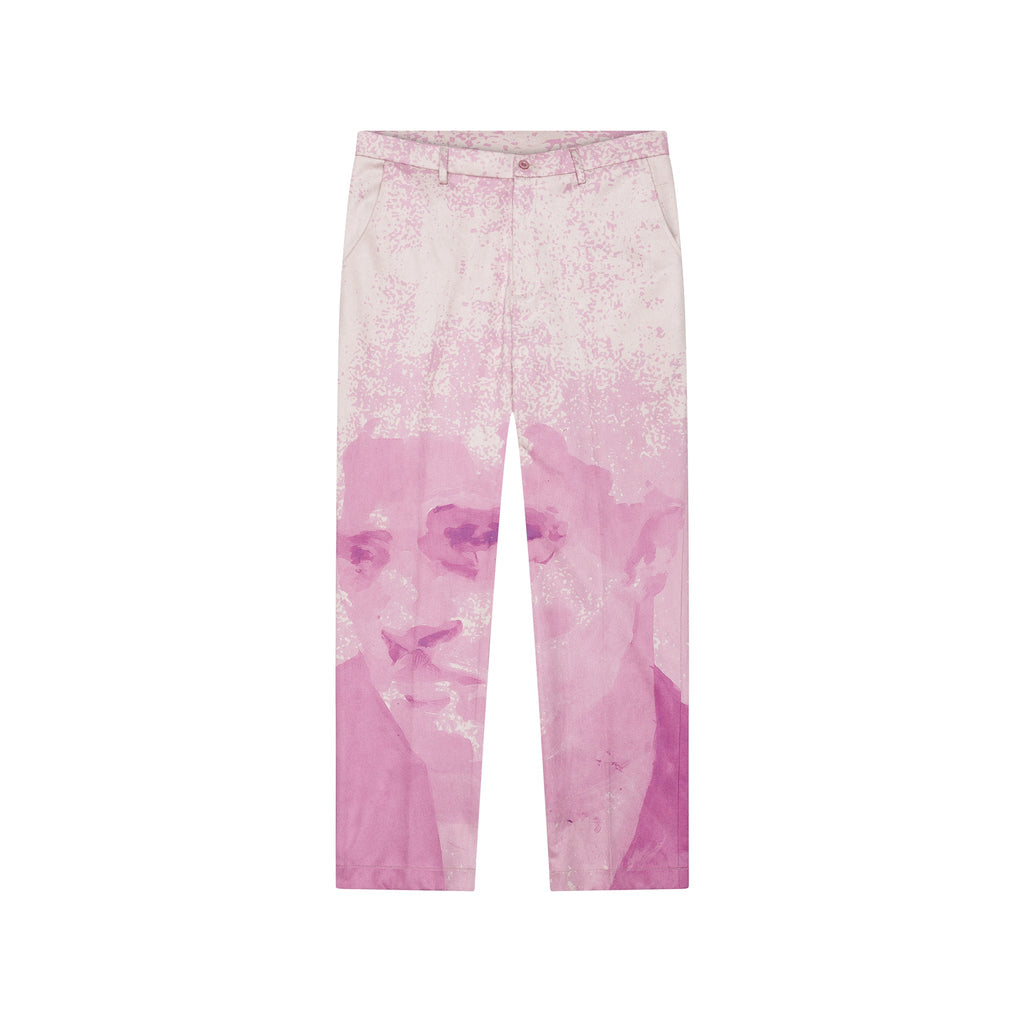 Suede Portrait Suit Pant [Pink]