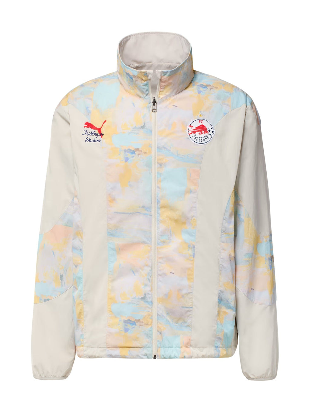 FC Red Bull Salzburg REVERSIBLE JACKET [Frosted Ivory/PUMA Red	]