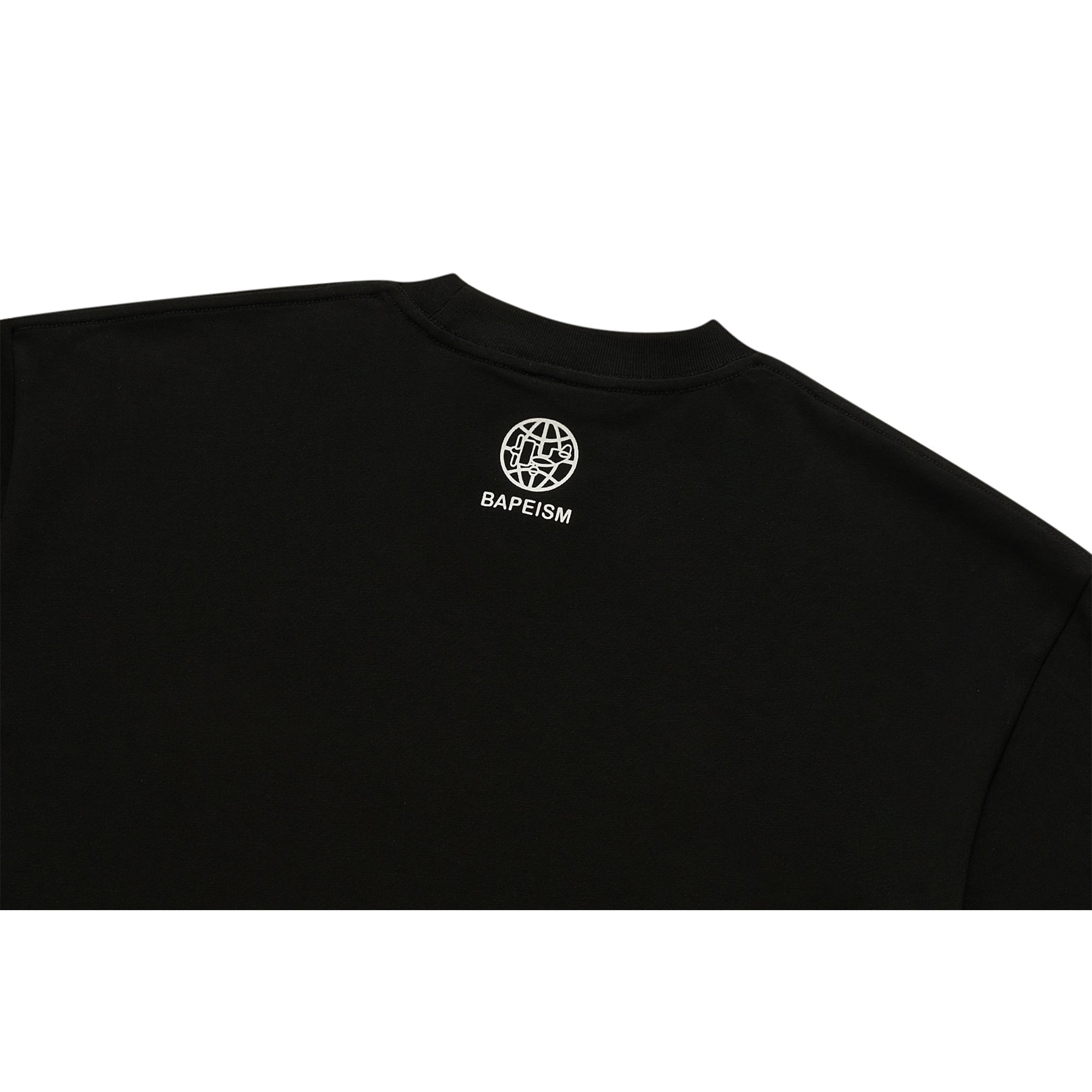 BAPE X KIDSUPER BAPEISM LOGO TEE [BLACK]