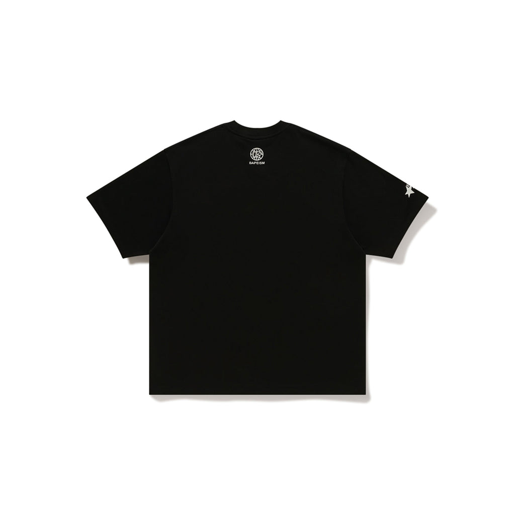 BAPE X KIDSUPER BAPEISM LOGO TEE [BLACK]