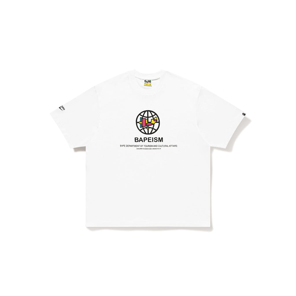 BAPE X KIDSUPER BAPEISM LOGO TEE [WHITE]