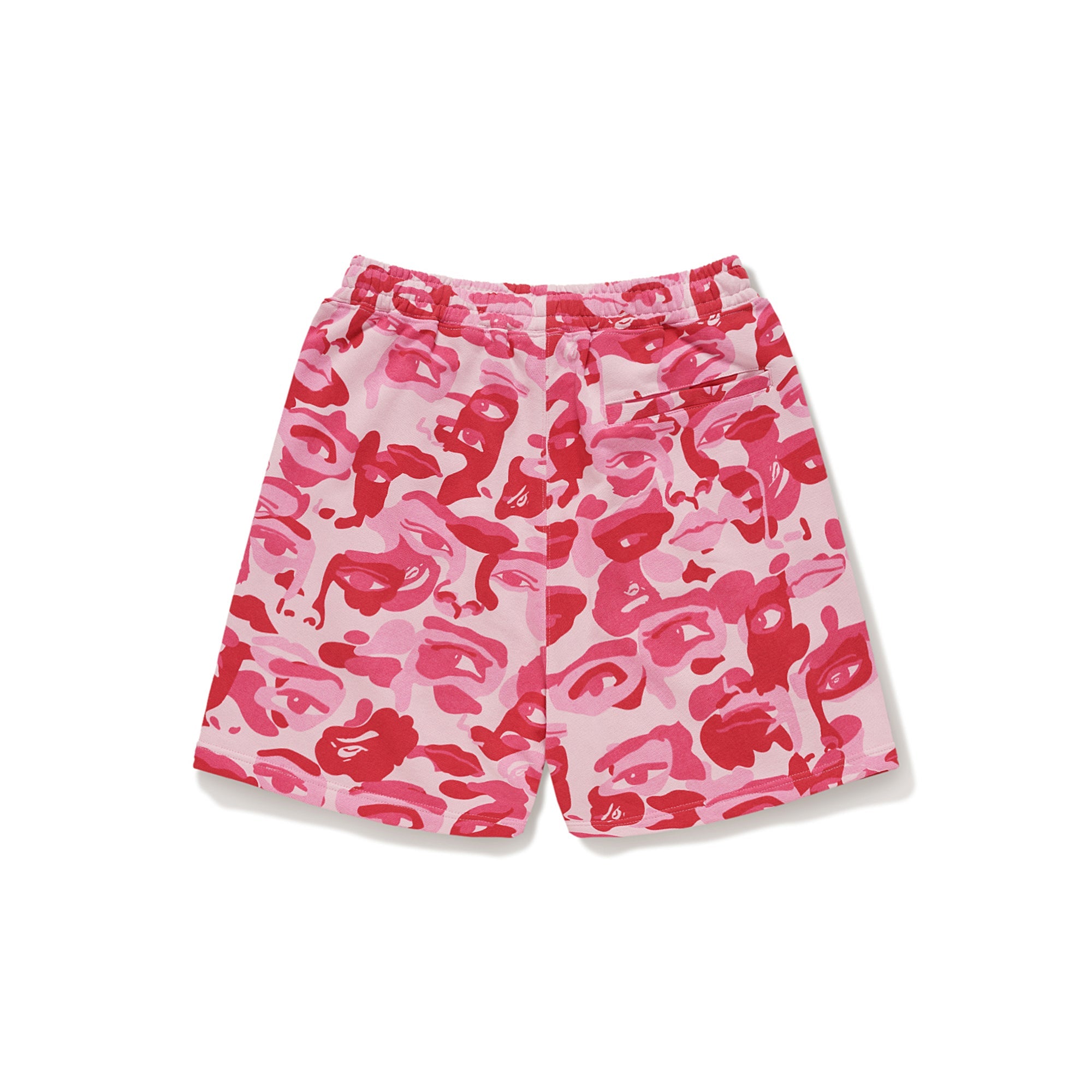 BAPE X KIDSUPER CAMO SWEAT SHORTS [PINK]