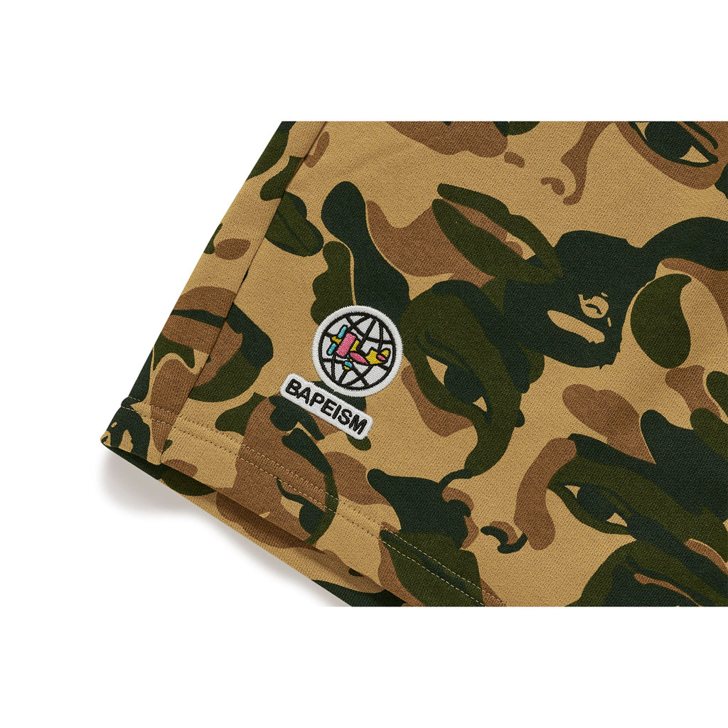BAPE X KIDSUPER CAMO SWEAT SHORTS [GREEN]