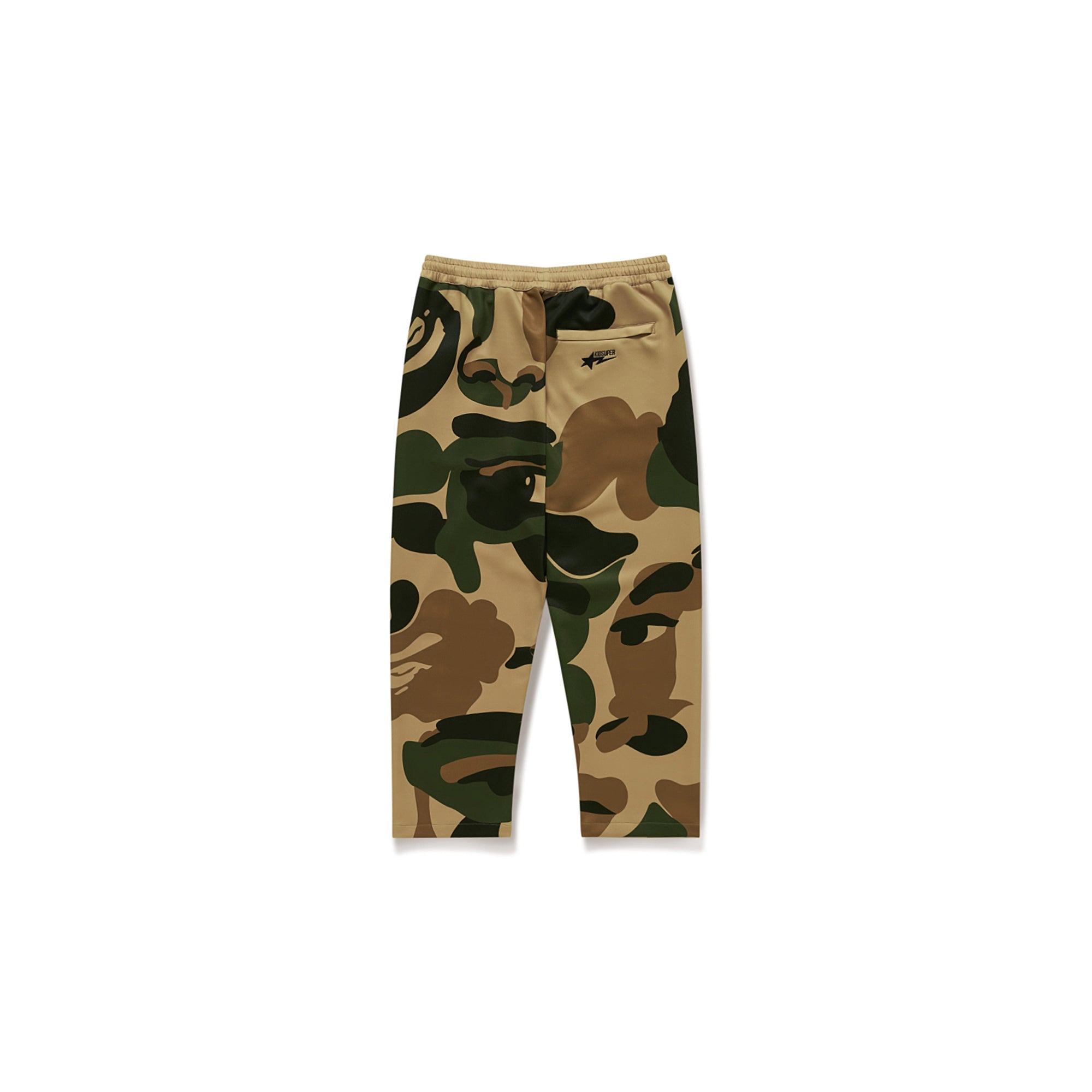 BAPE X KIDSUPER PATCHWORK TRACKPANTS [GREEN]