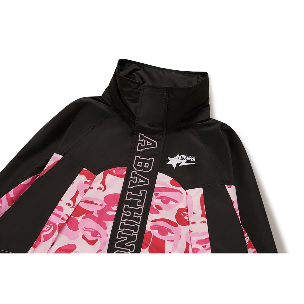 BAPE X KIDSUPER CAMO LIGHT SNOWBOARD JACKET [PINK]